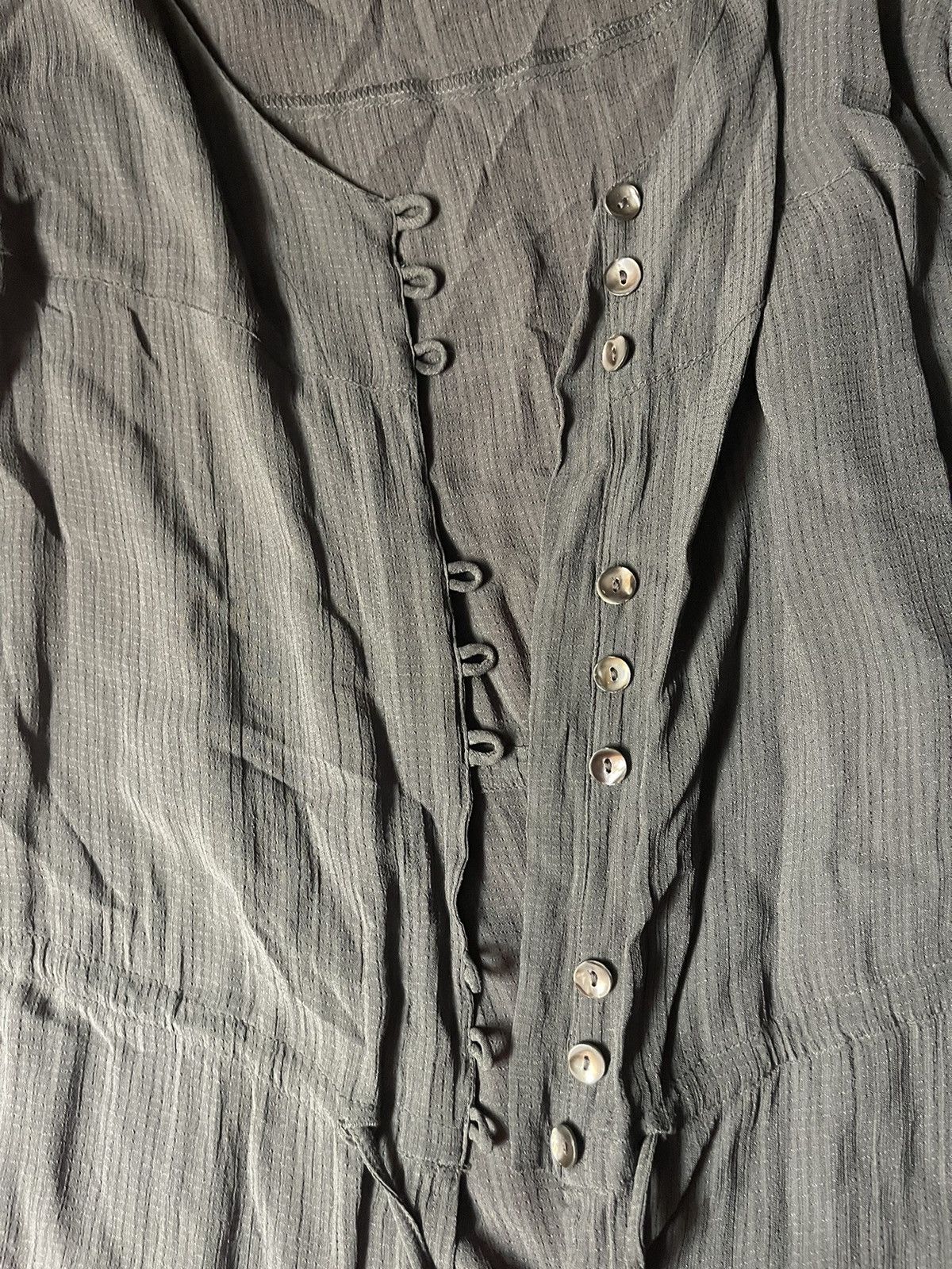 Gudrun Sjoden avant garde mesh shirt style dress