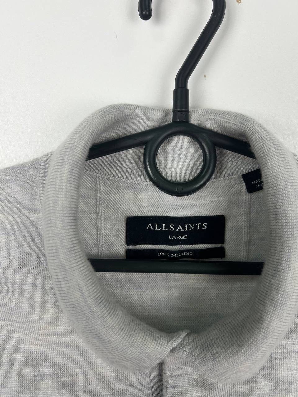 Allsaints Allsaints luxury merino wool polo t-shirts size L Size US L / EU 52-54 / 3 - 3 Thumbnail