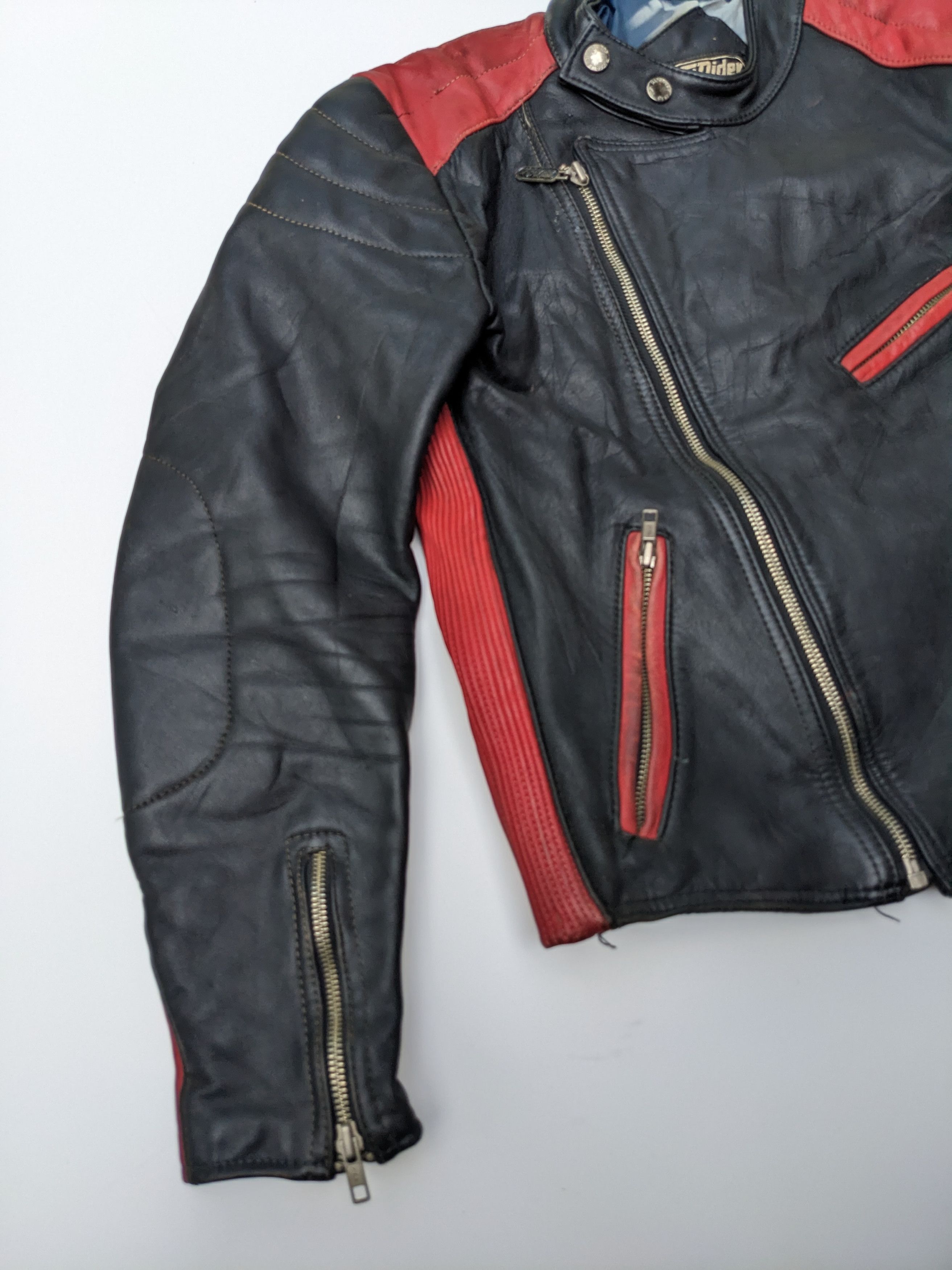 Vintage Vintage Top Rider leather jacket Size S / US 4 / IT 40 - 4 Thumbnail