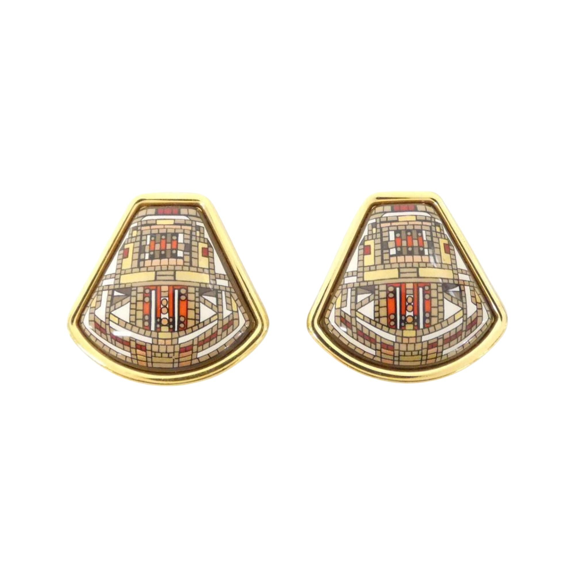 Hermes Hermès Émail earring Size ONE SIZE - 1 Thumbnail