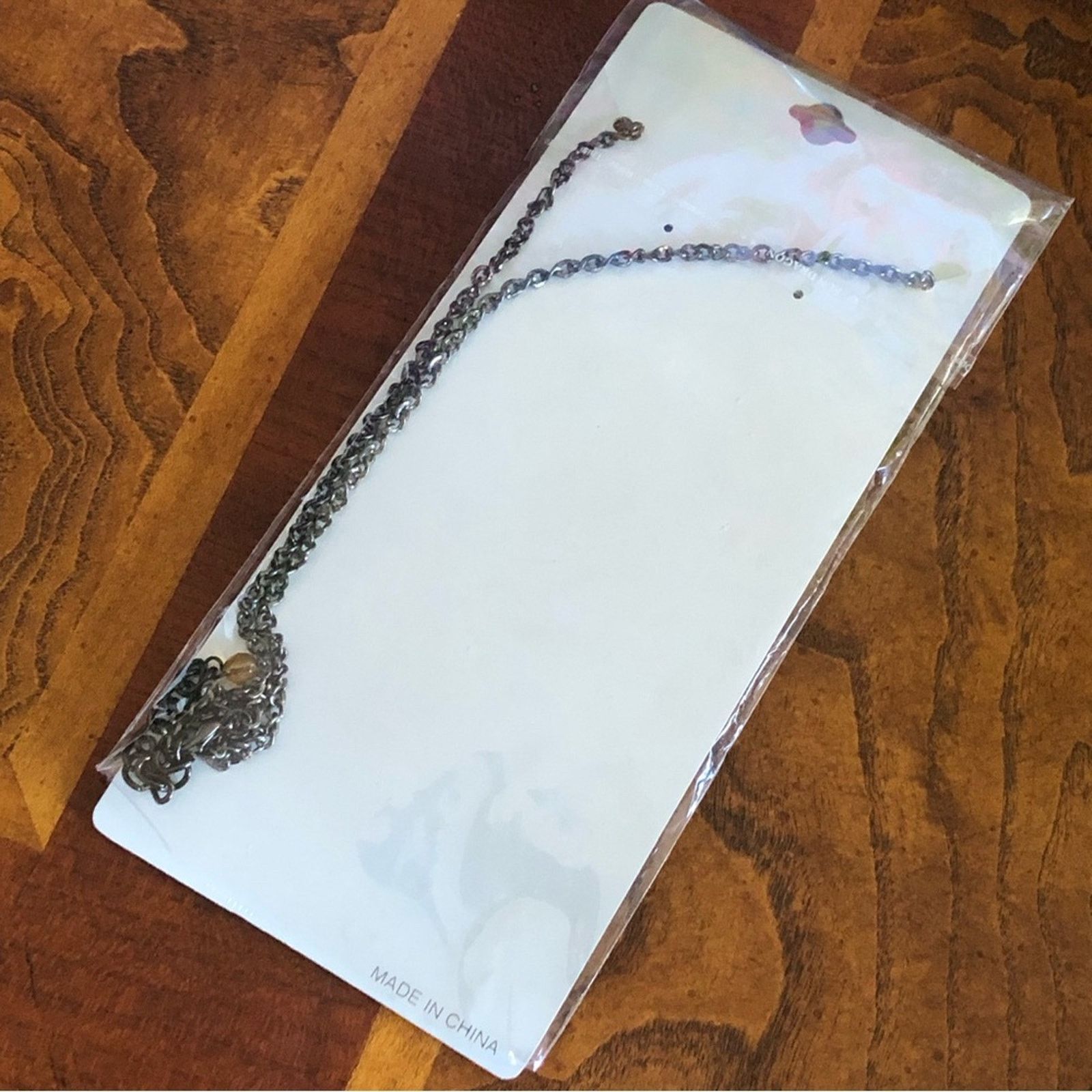 Jewelry Fall leaves floral medallion gunmetal necklace NIP Size ONE SIZE - 9 Thumbnail