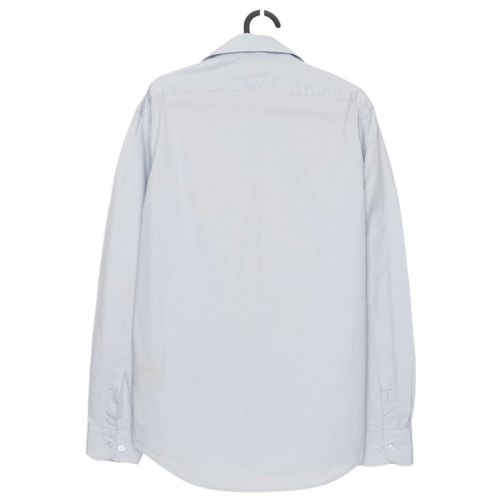 Burberry Equestrian Knight Embroidery Logo Light Blue Shirt