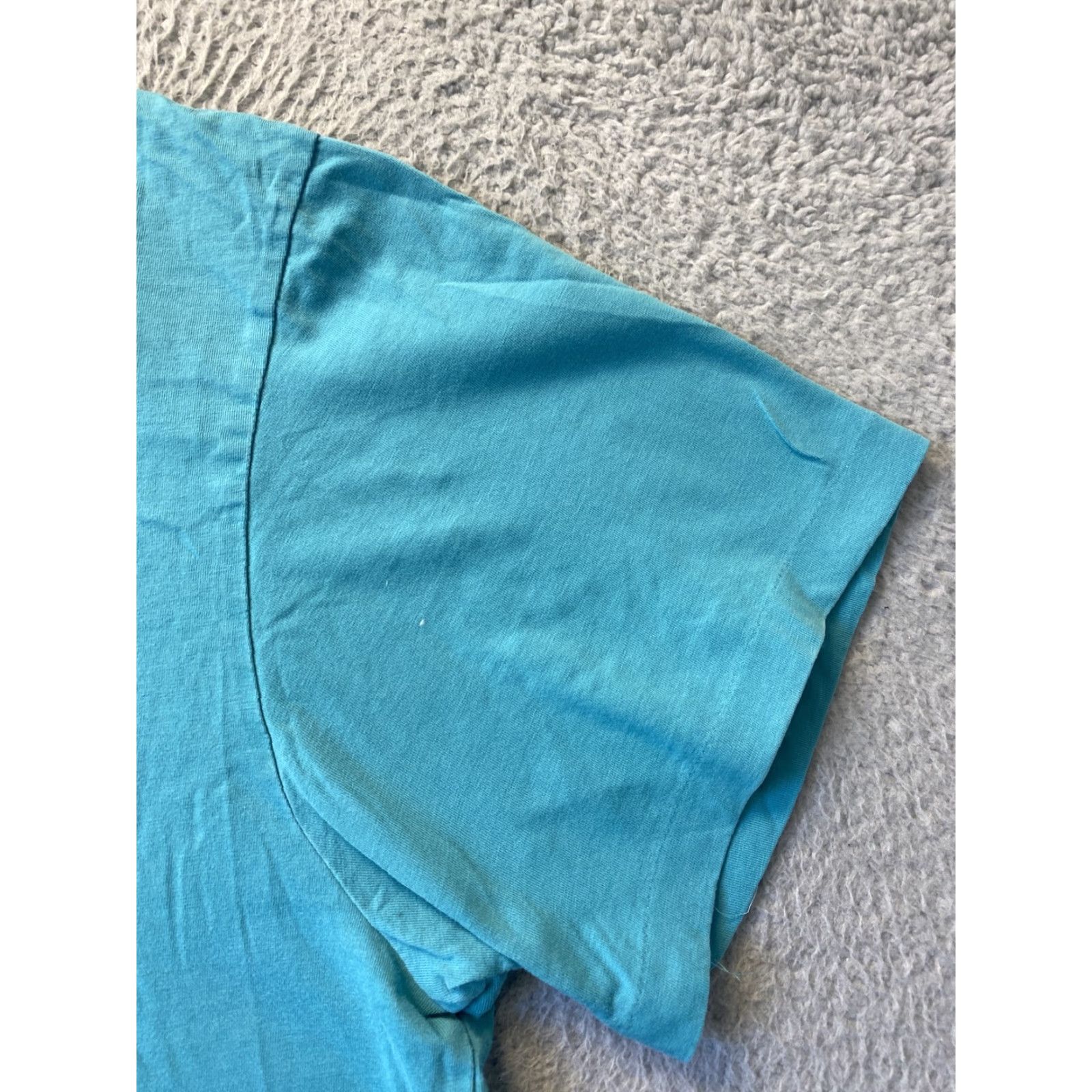 Vintage Polo Ralph Lauren T-Shirt Men 2XL Aqua Beach Short Sleeve Regular Mens Size US XXL / EU 58 / 5 - 3 Thumbnail
