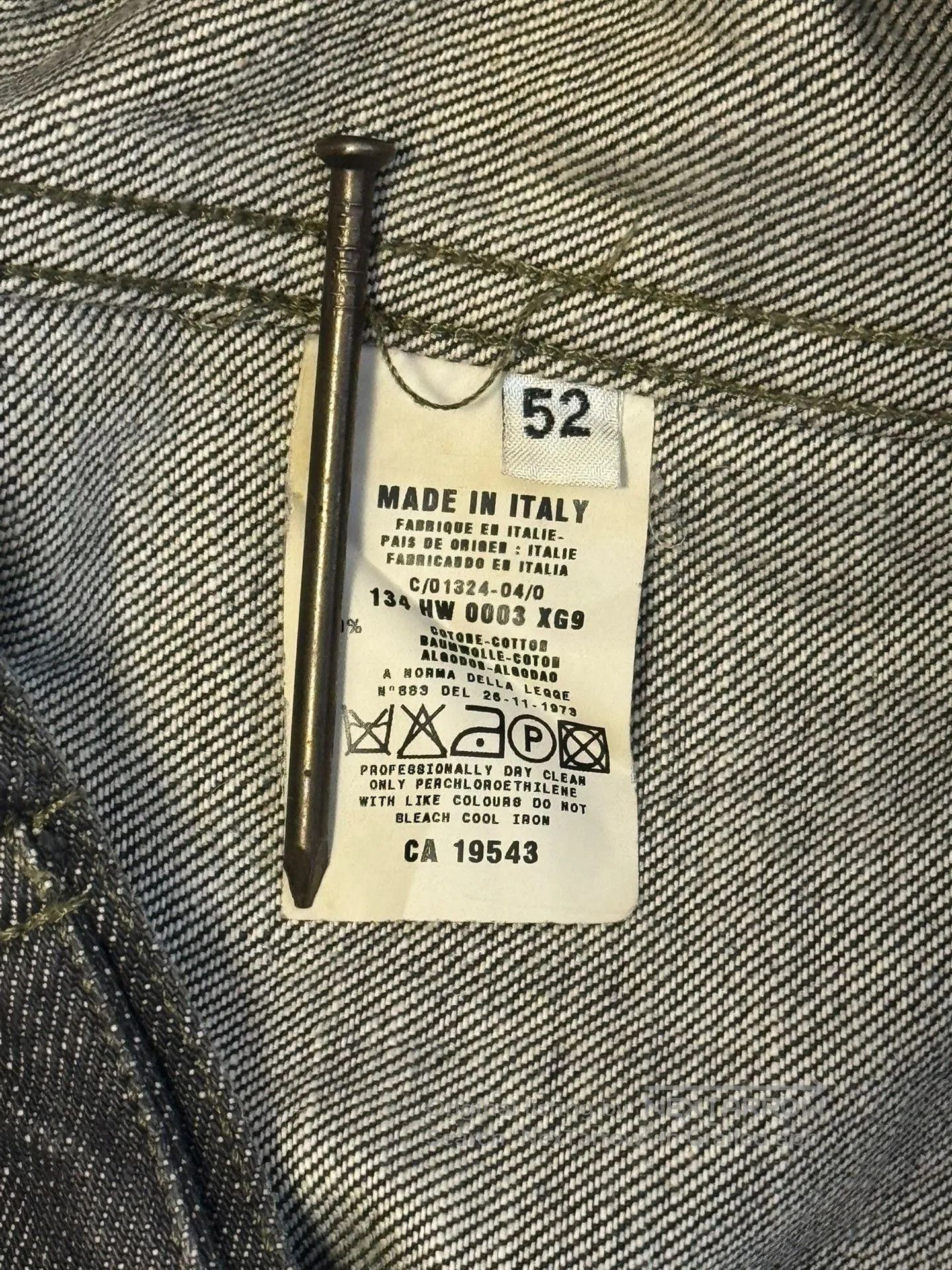 Helmut Lang Helmut Lang 2000 Single Pocket Denim Jacket. Size US L / EU 52-54 / 3 - 6 Thumbnail