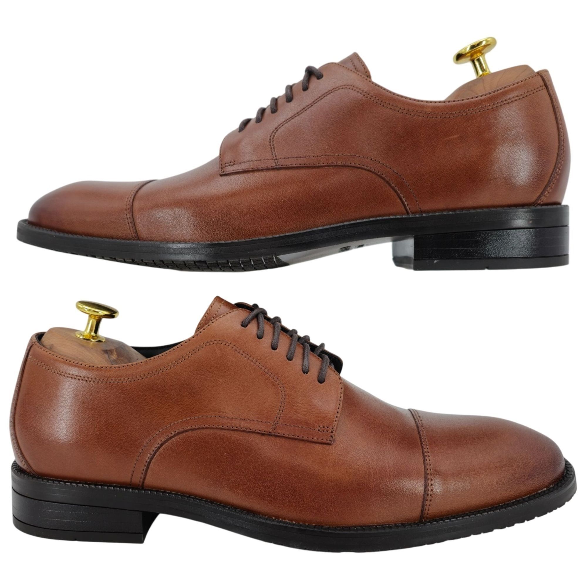 Cole Haan NEW Cole Haan Modern Essentials Brown Leather Dress Shoe 8.5 Size US 8.5 / EU 41-42 - 9 Thumbnail