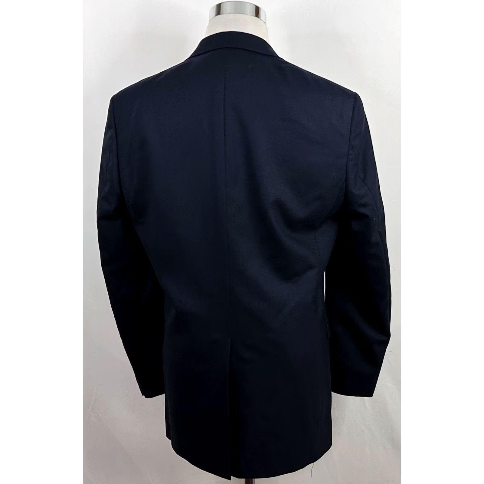 Hart Schaffner Marx Hart Schaffner Marx Sport Coat 40L Dark Navy Blue Wool Two Button Vented Mens Size US XS / EU 42 / 0 - 6 Thumbnail