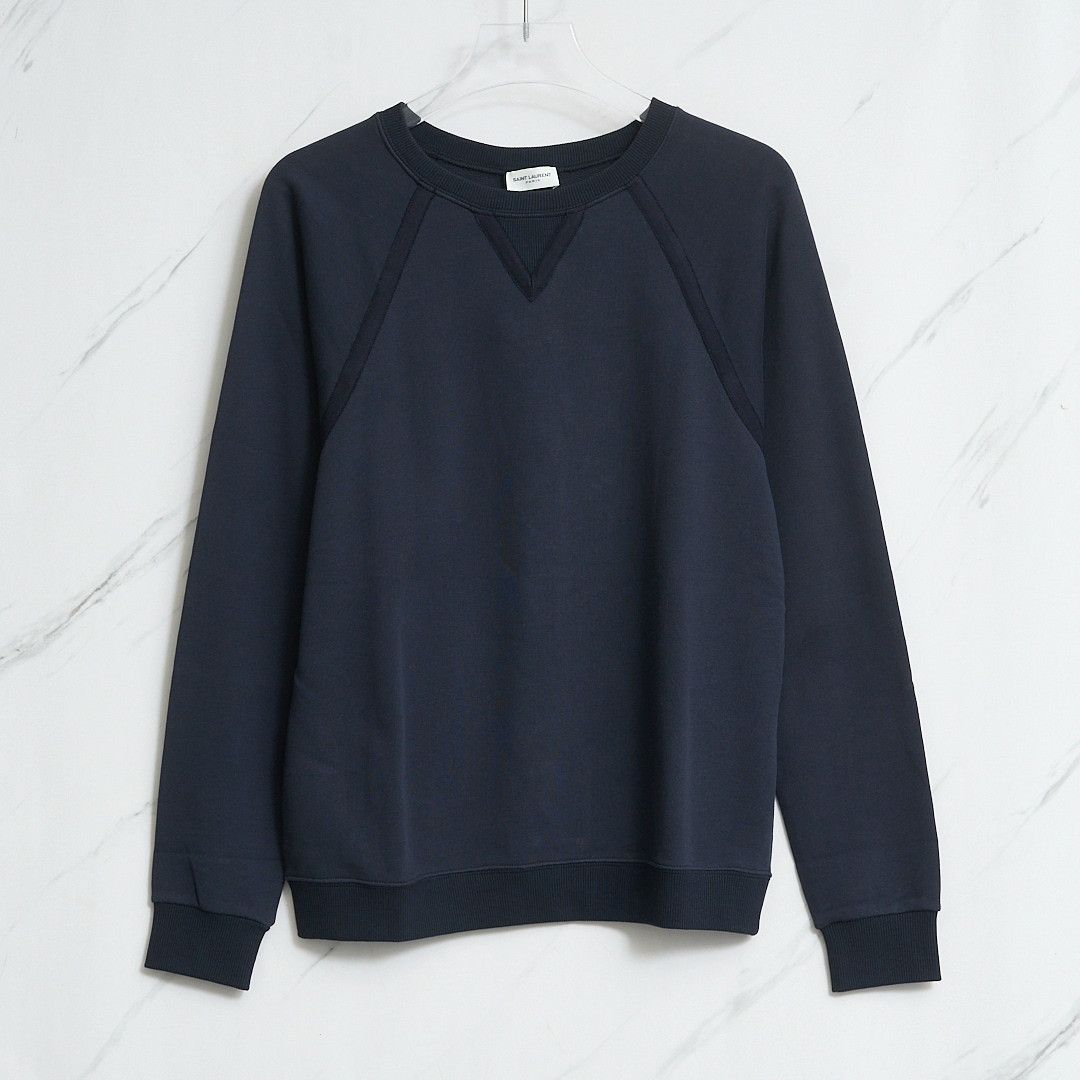 Saint Laurent Paris Saint Laurent Men's Raglan Sweatshirt Size US M / EU 48-50 / 2 - 1 Thumbnail