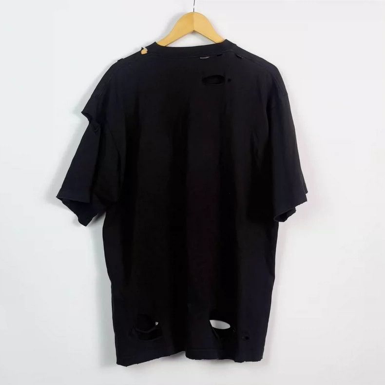 Balenciaga Balenciaga Black letter logo destruction short sleeve Size US XS / EU 42 / 0 - 2 Thumbnail