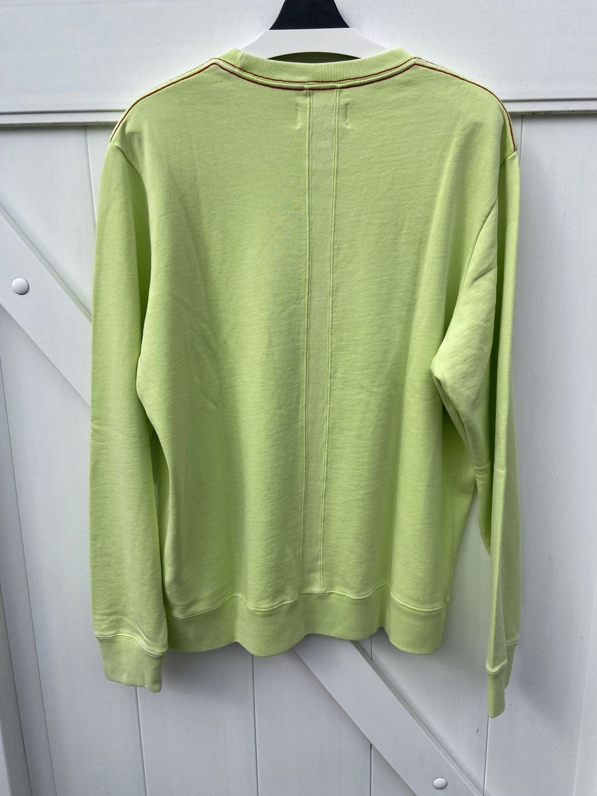 Ovadia & Sons Ovadia & Sons Logo Crewneck Sweatshirt Washed Neon Yellow Size US XL / EU 56 / 4 - 3 Thumbnail
