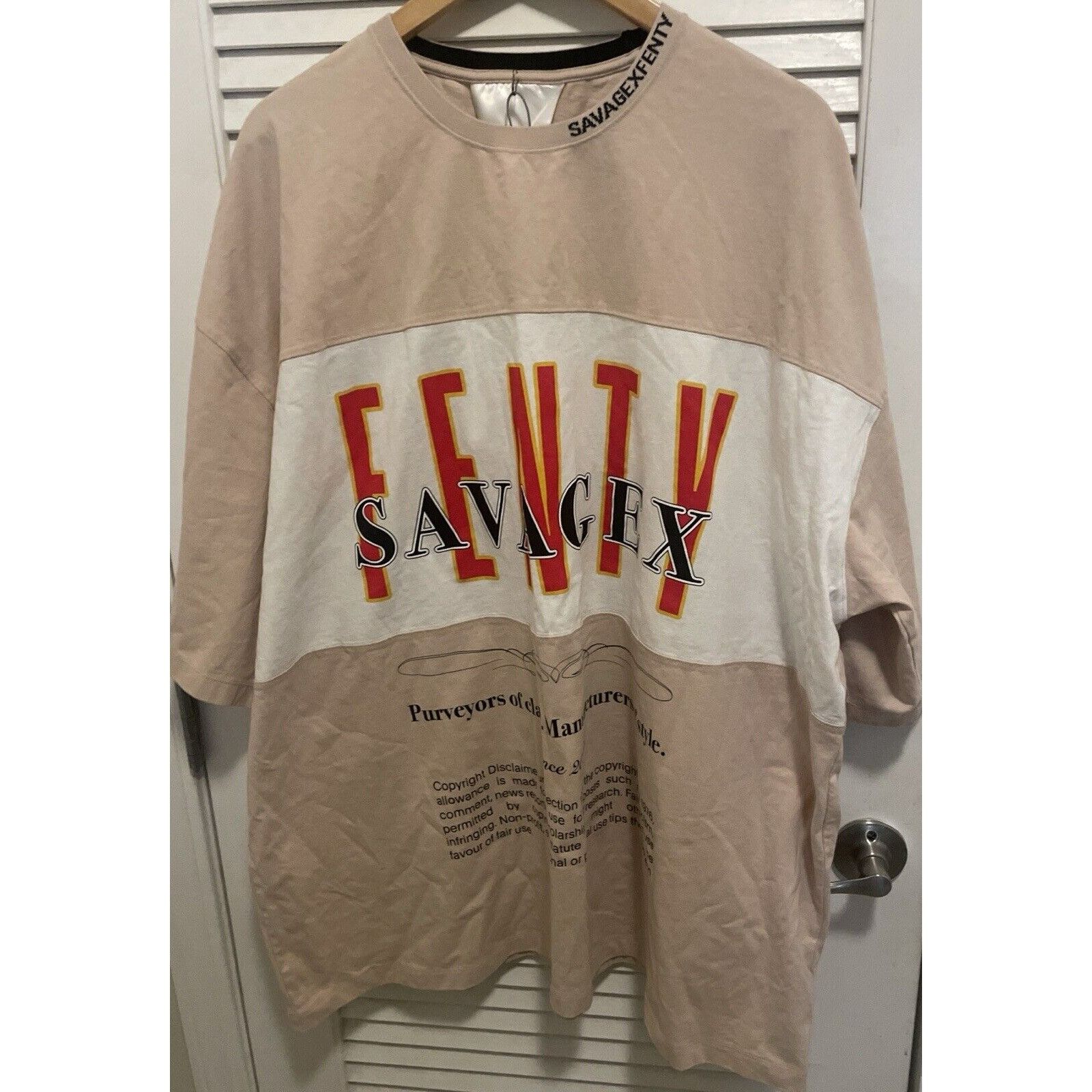 Fenty Savage X Fenty Designer Oversized T Shirt Women’s M Size M / US 6-8 / IT 42-44 - 1 Thumbnail