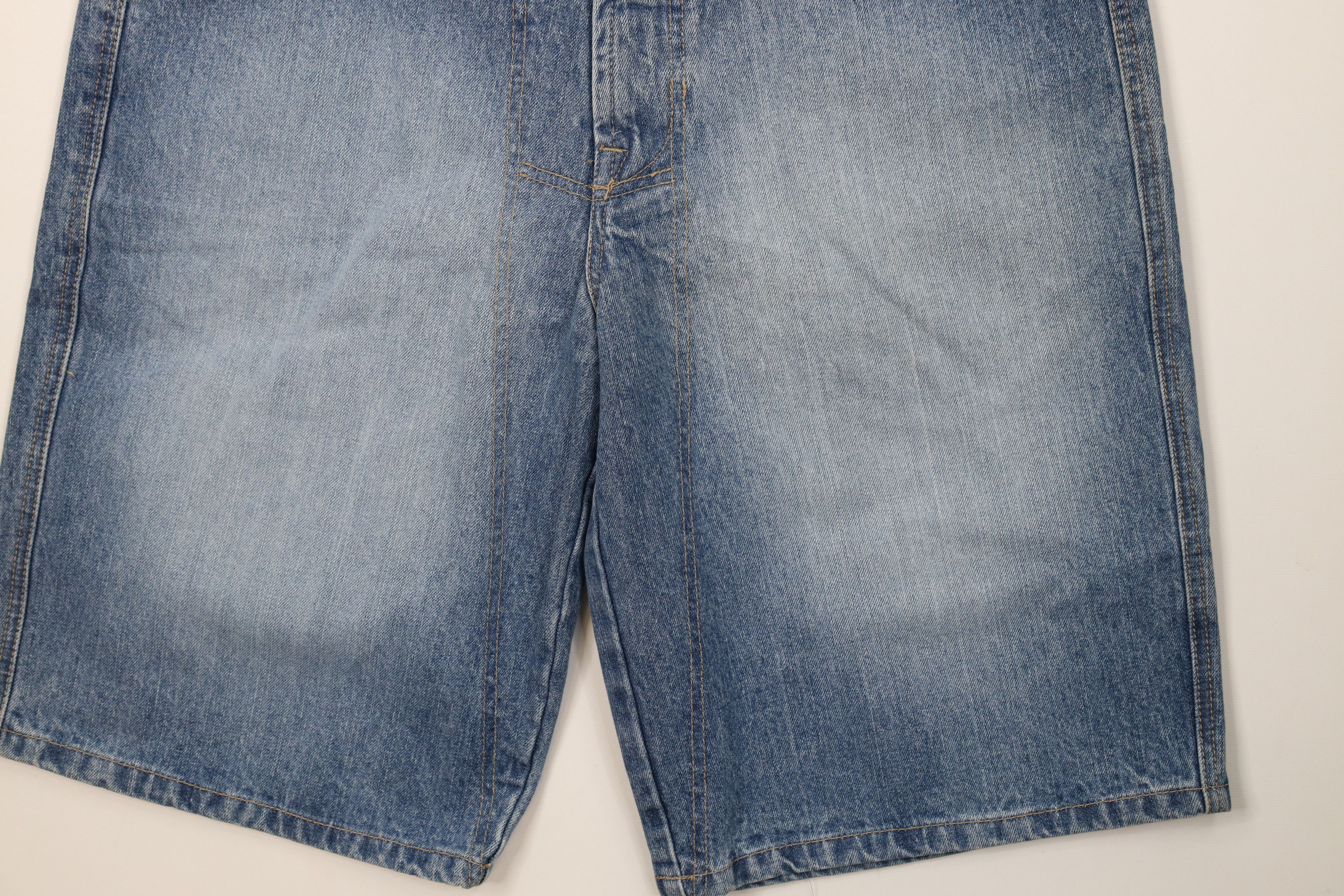 Marithe + Francois Girbaud Deadstock Vintage 90s Marithe Francois Girbaud Denim Shorts Size US 32 / EU 48 - 4 Thumbnail