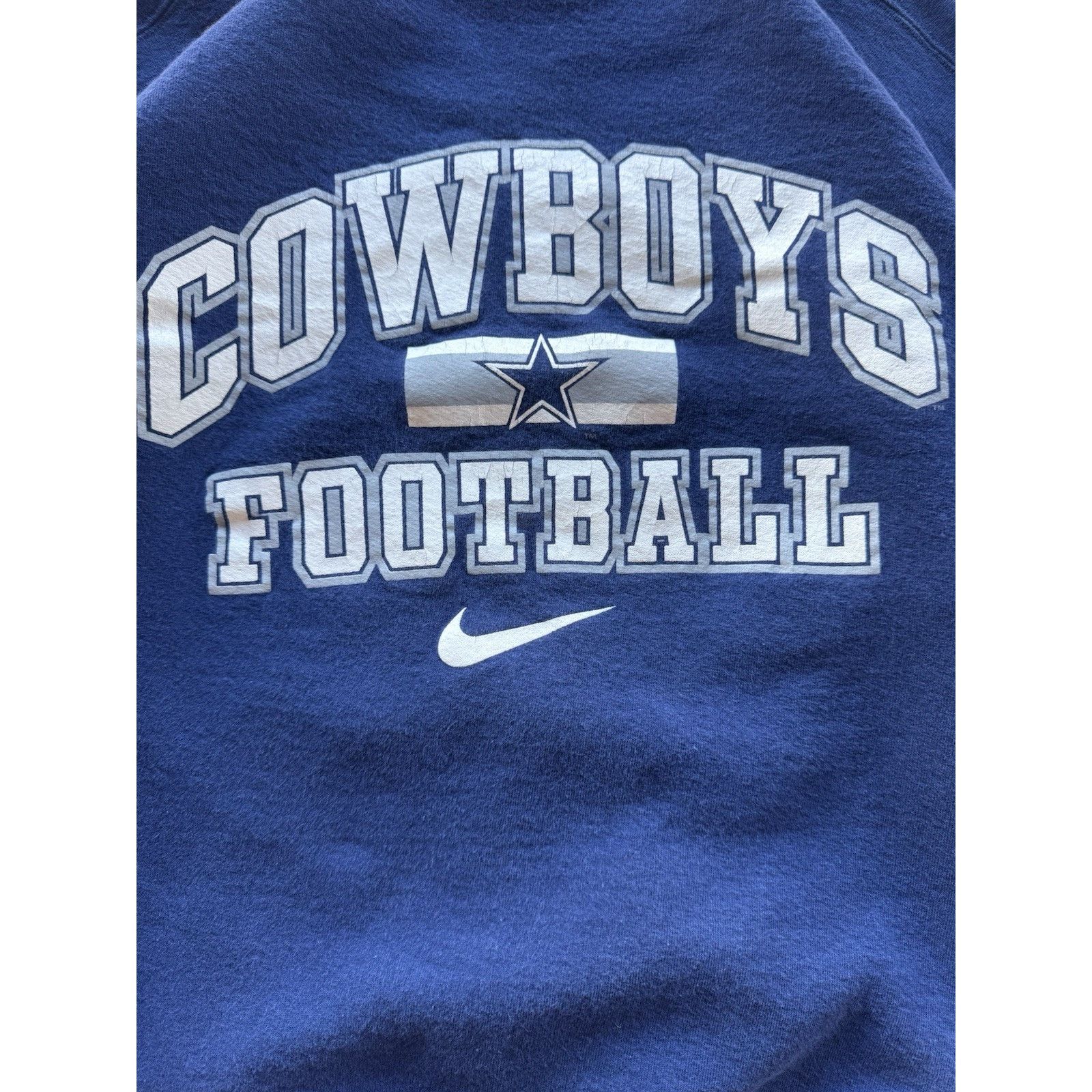 Nike Vintage Dallas Cowboys Nike Sweatshirt Made in USA NFL L Size US L / EU 52-54 / 3 - 2 Thumbnail