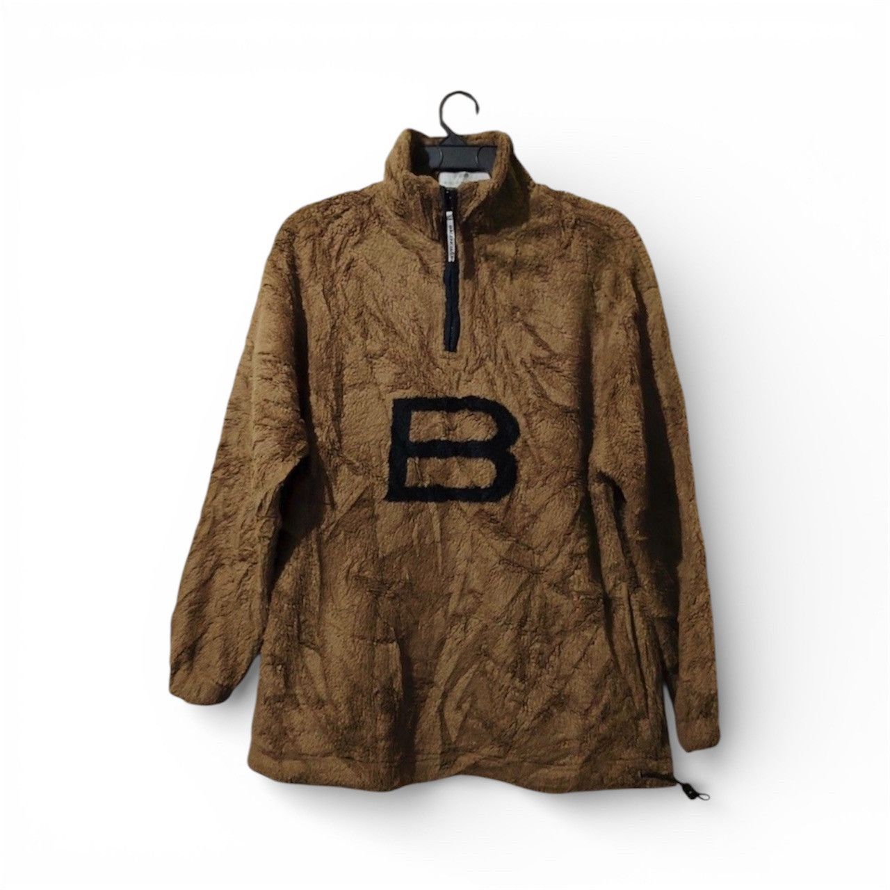 Balenciaga Balenciaga fleece B logo jacket half zipper Size US L / EU 52-54 / 3 - 1 Thumbnail