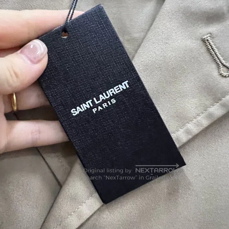 Saint Laurent Paris Saint Laurent Paris Khaki jacket Size US L / EU 52-54 / 3 - 6 Thumbnail