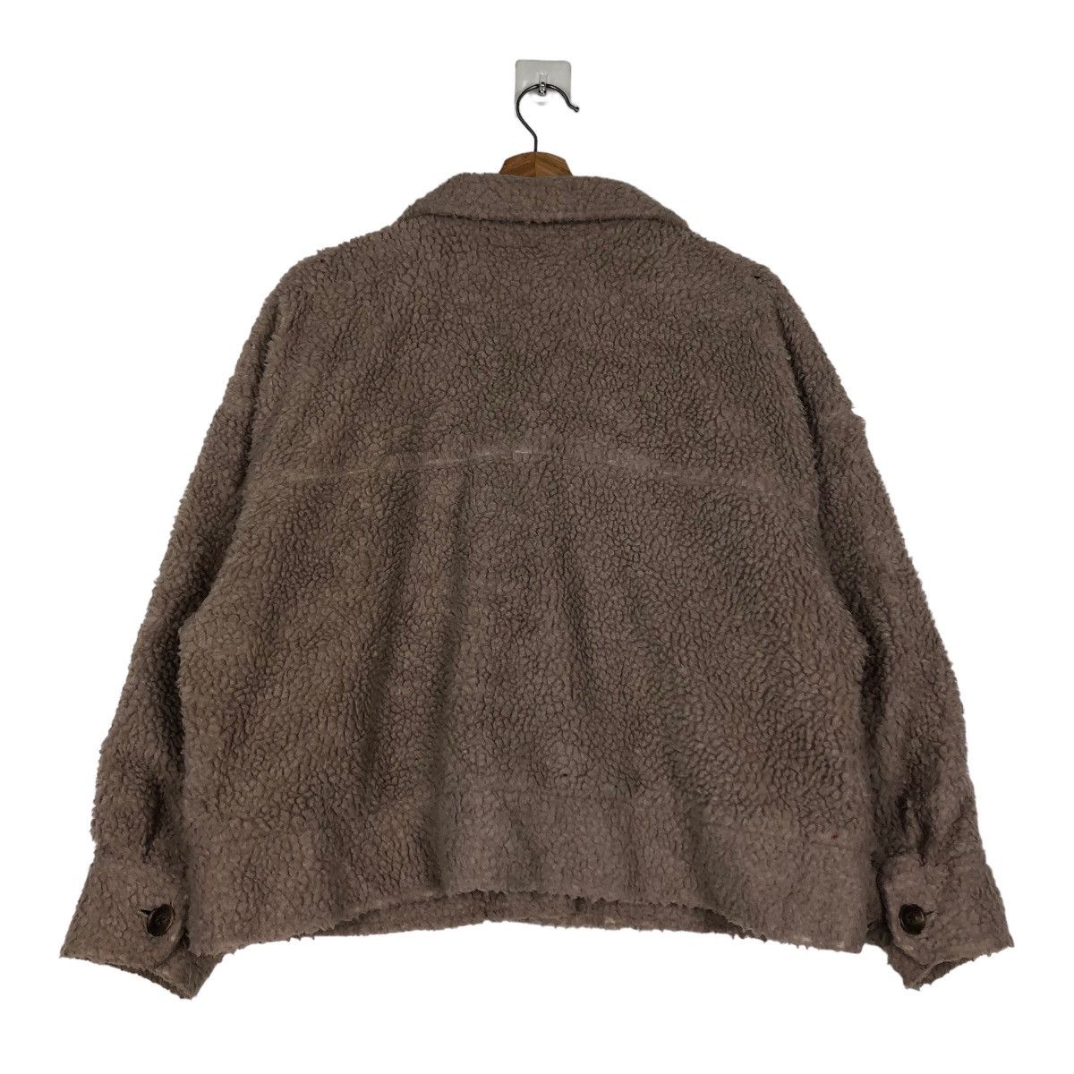 Issey Miyake 🔥Cropped Fleece Jacket Double Pocket Earth Music & Ecology Size US M / EU 48-50 / 2 - 8 Thumbnail