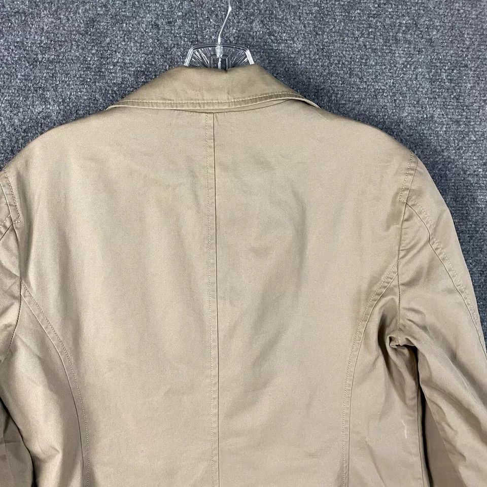 L.L. Bean LL Bean Coat Women's Size 10 Petite Tan 100% Cotton Adults Size L / US 10 / IT 46 - 8 Thumbnail
