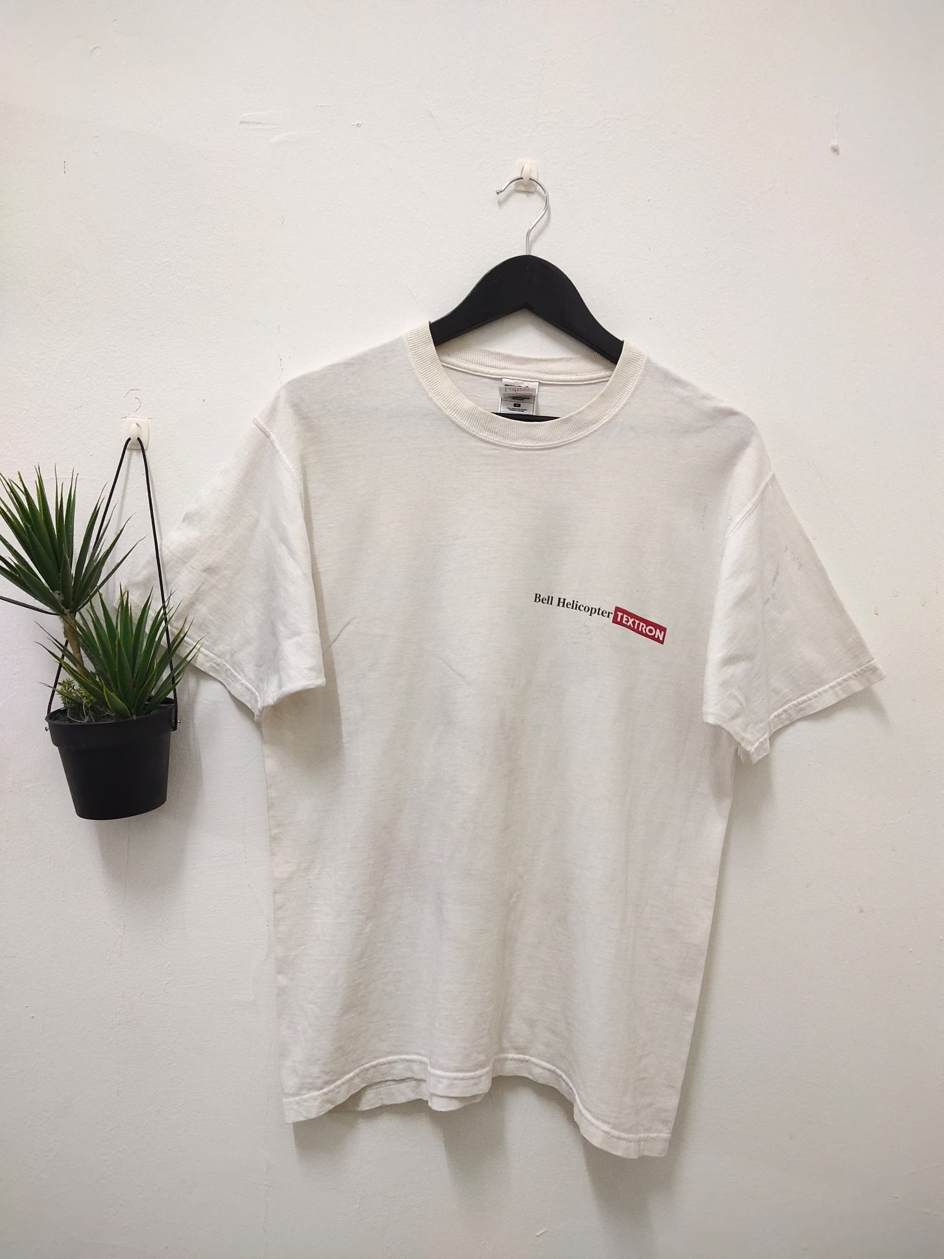 Fruit Of The Loom × Vintage Vintage Bell Hellicopter Textron back hit t shirt Size US M / EU 48-50 / 2 - 3 Thumbnail