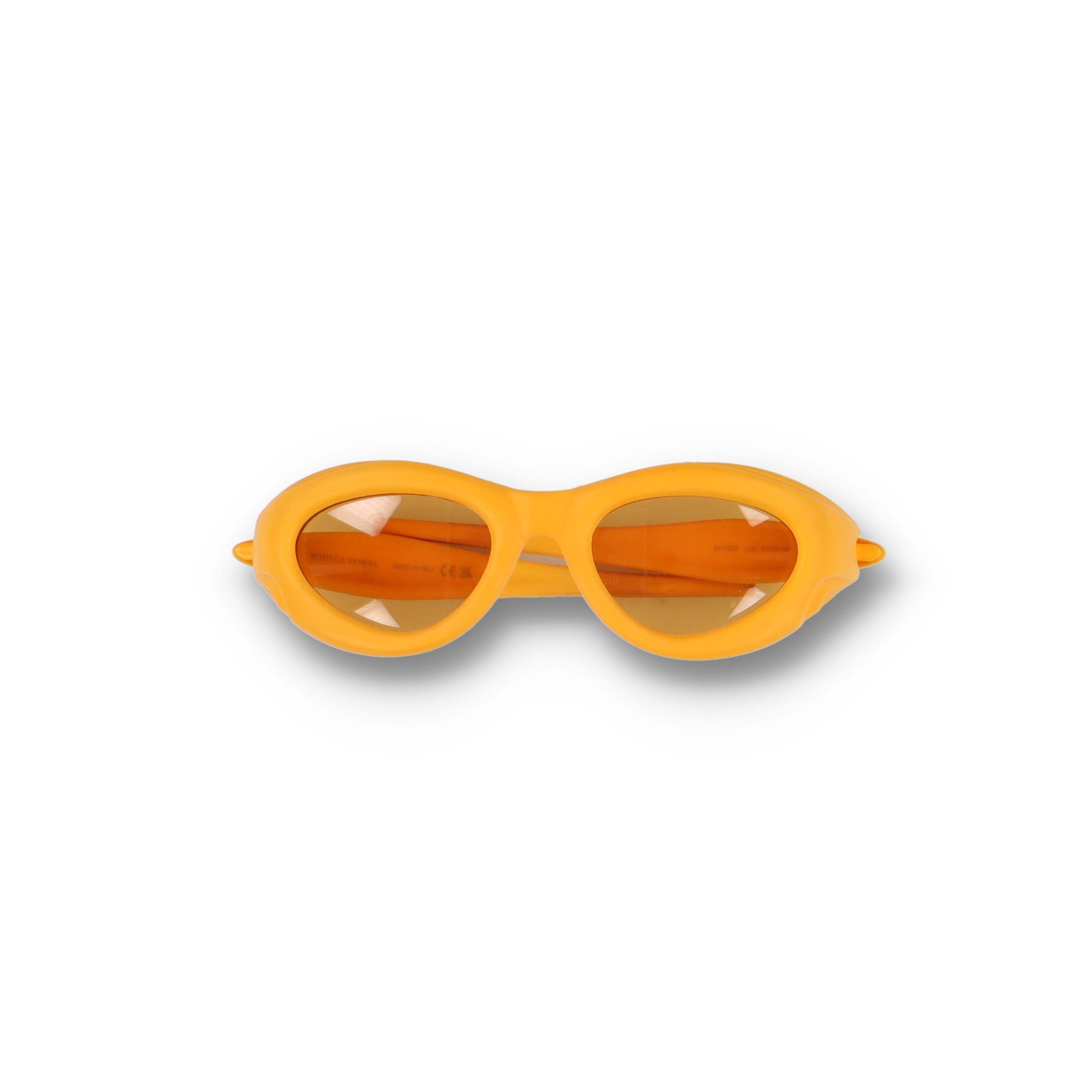 Bottega Veneta Orange BV1162S Injection Rubber Sunglasses Size ONE SIZE - 1 Thumbnail