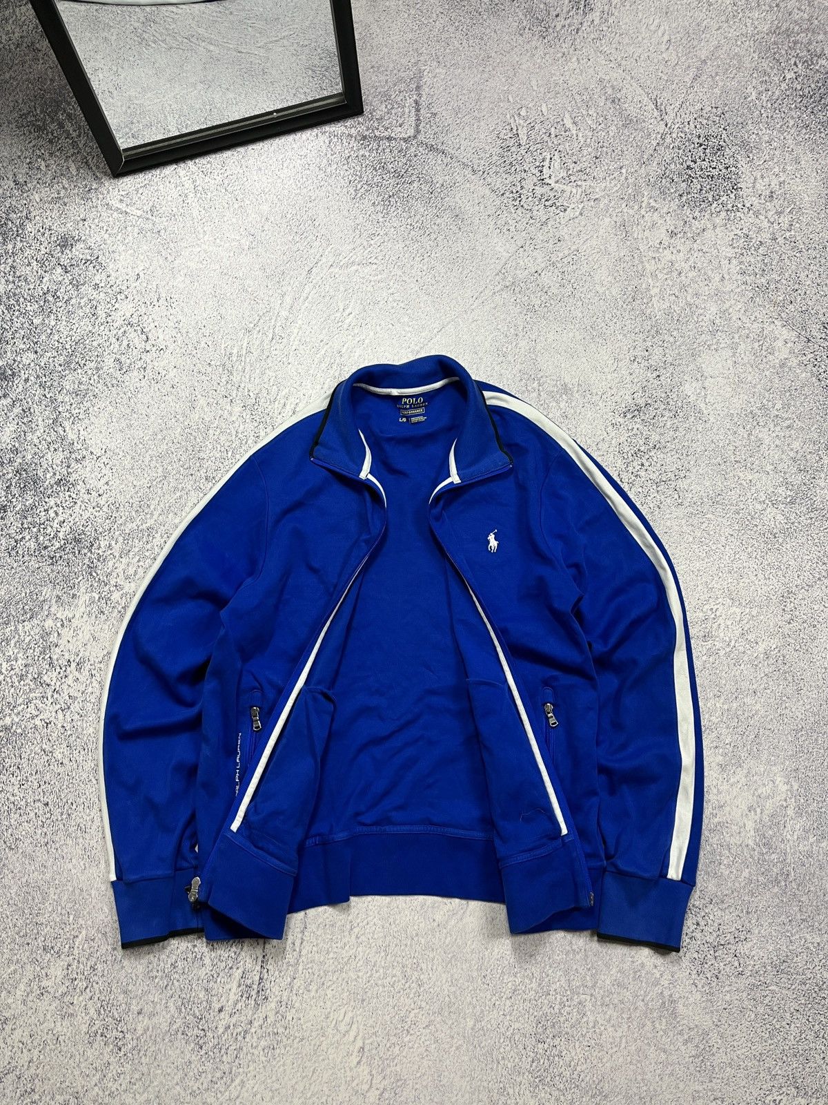 Polo Ralph Lauren Vintage Polo Ralph Lauren Performance Track Jacket Y2K Size US XL / EU 56 / 4 - 8 Thumbnail