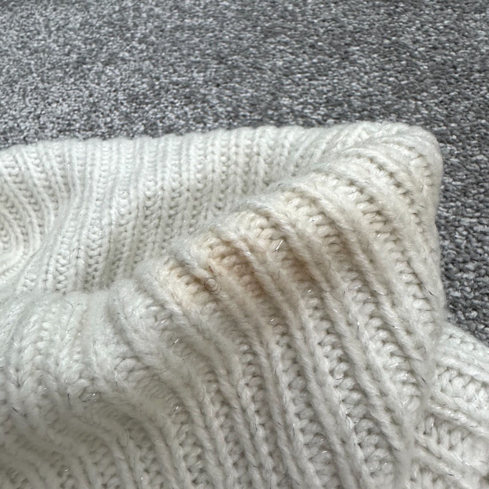 Vintage A New Day Beige Chunky Knit Turtleneck Sweater Women XS Pullover Casual Size XS / US 0-2 / IT 36-38 - 3 Thumbnail