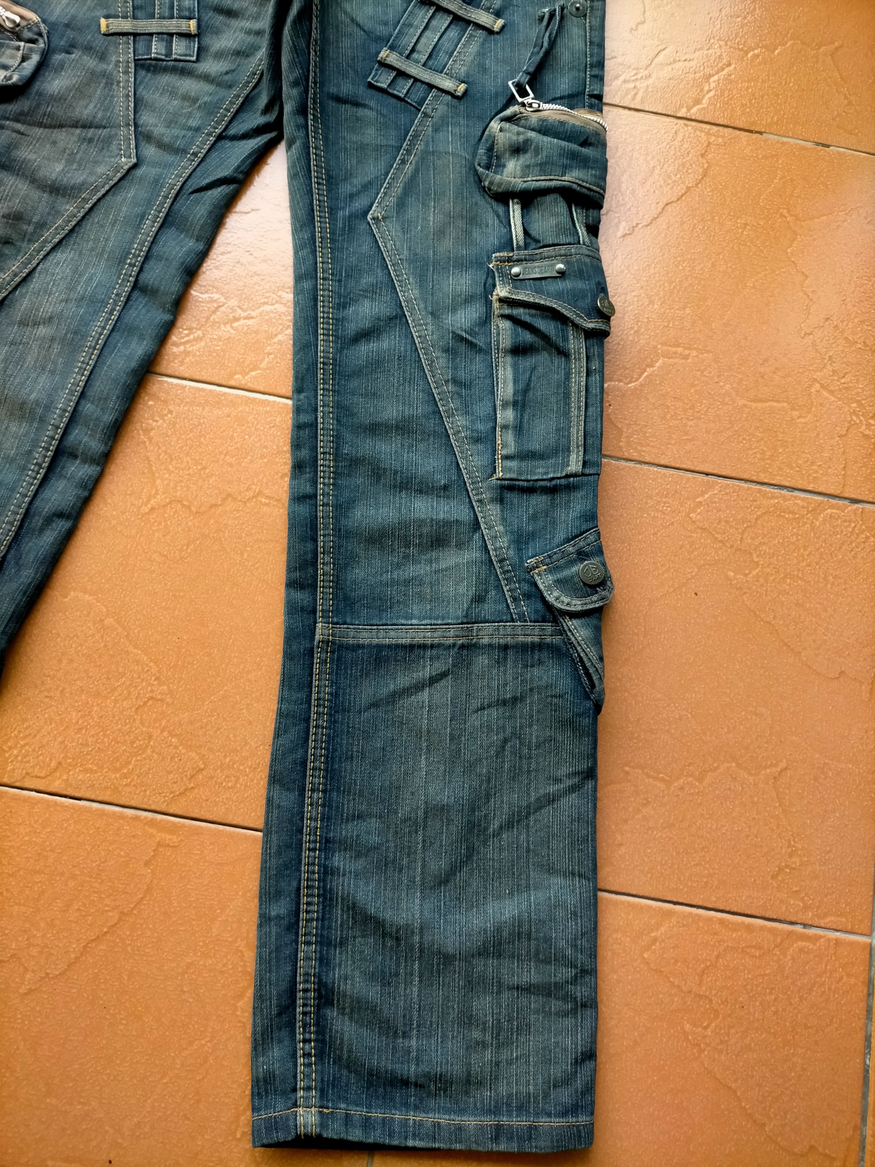 If Six Was Nine × Japanese Brand Jeans De Art Multipocket Cargo Punk Style Denim Pants Size US 32 / EU 48 - 11 Thumbnail