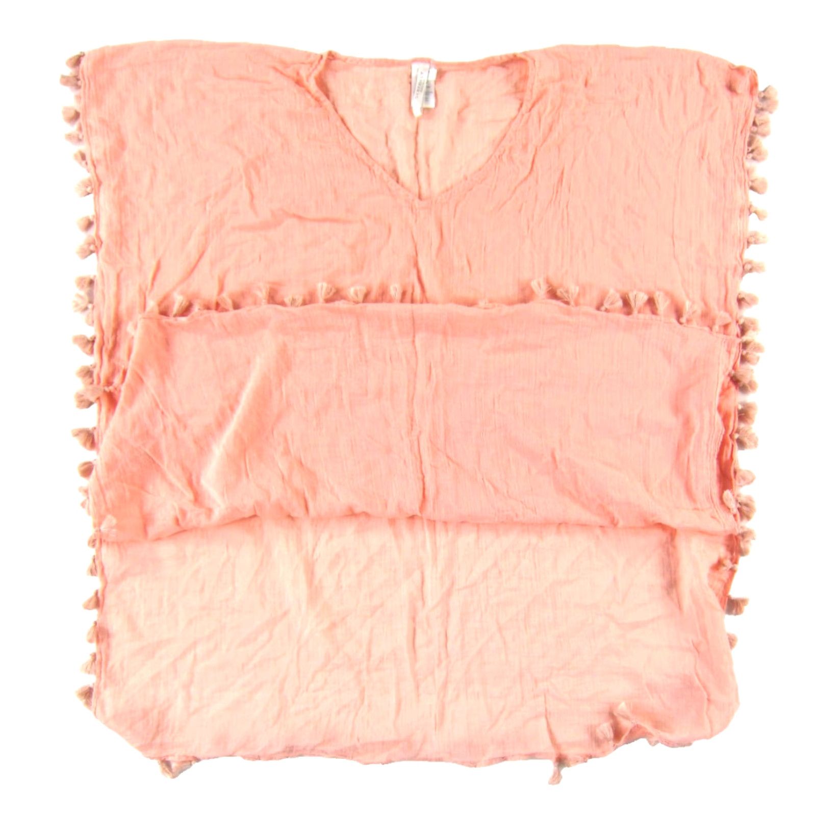 Vintage Seafolly Amnesia Kaftan 100% Cotton Pink Beach Cover-Up Dress One Size Size ONE SIZE - 5 Thumbnail