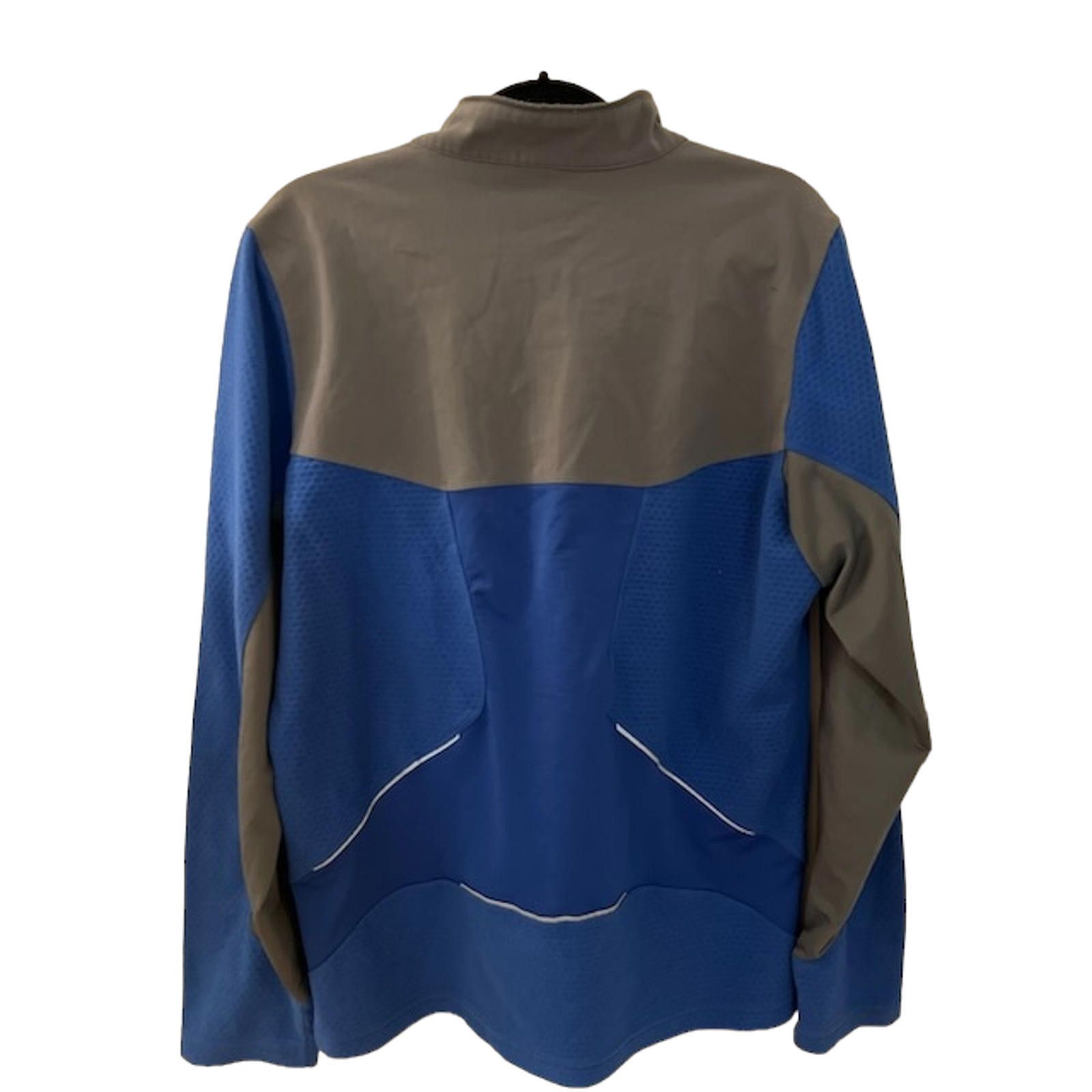 Nike Nike Thermal Fleece Pullover SweatshirtZip Blue Gray L Size US L / EU 52-54 / 3 - 2 Thumbnail
