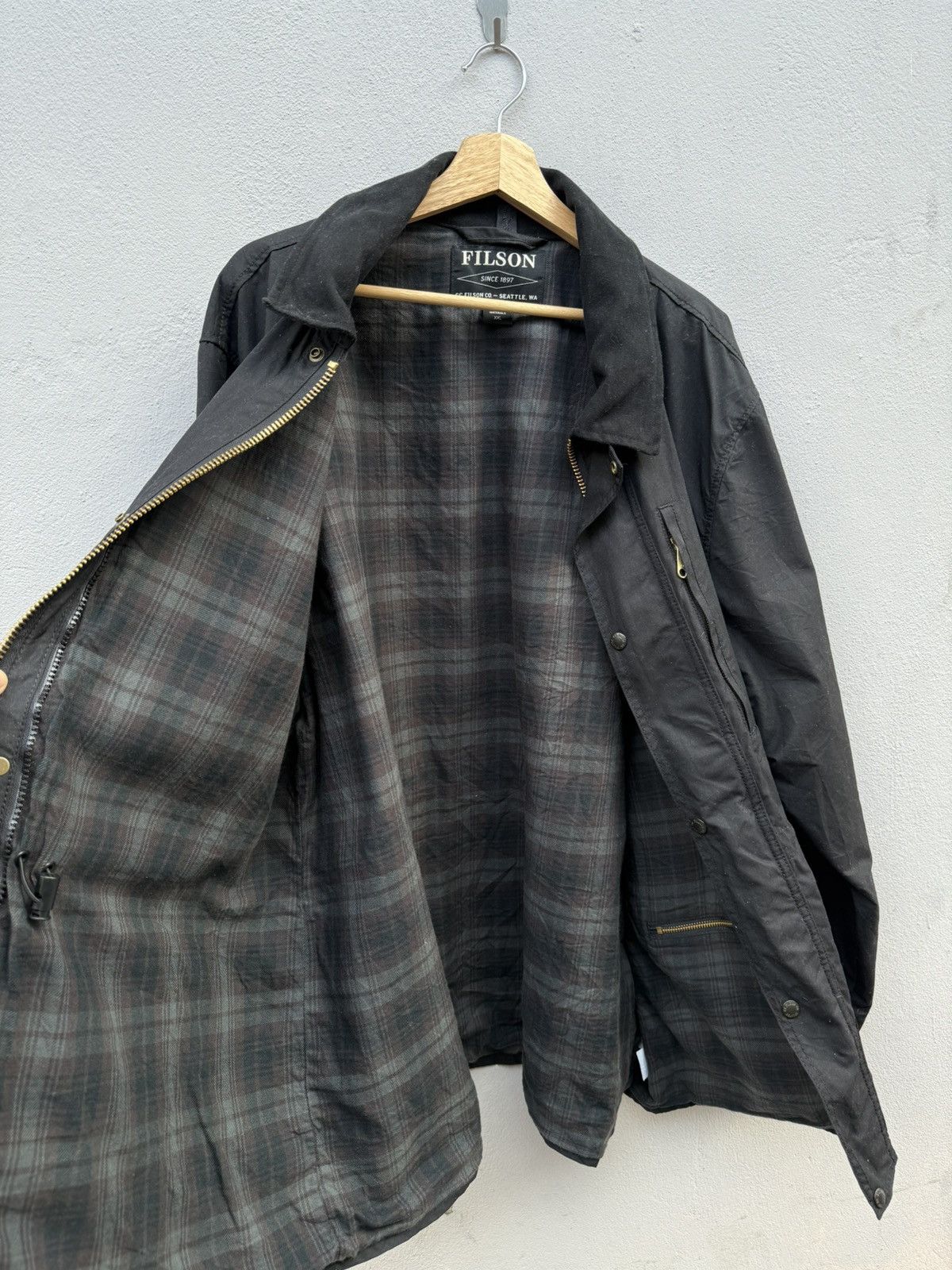 Filson FILSON TinCloth Waxed Field/Hunting Rare Size XXL Jacket Size US XXL / EU 58 / 5 - 9 Thumbnail