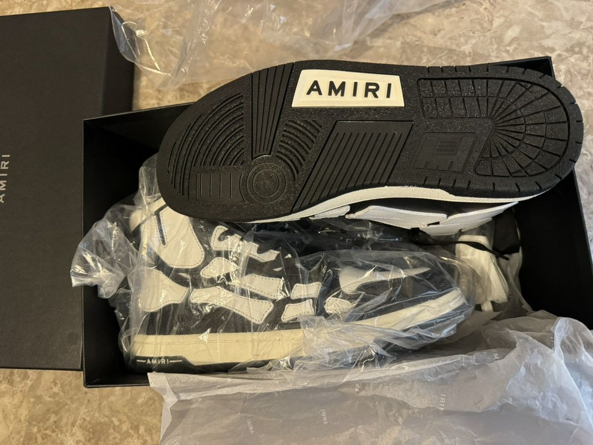 Amiri Amiri - Skeleton high-top leather sneakers Size US 9 / EU 42 - 2 Thumbnail
