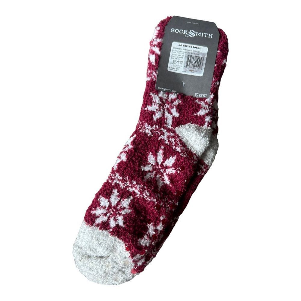 Other Sock Smith Warm and Cozy snowflake socks Size ONE SIZE - 2 Thumbnail