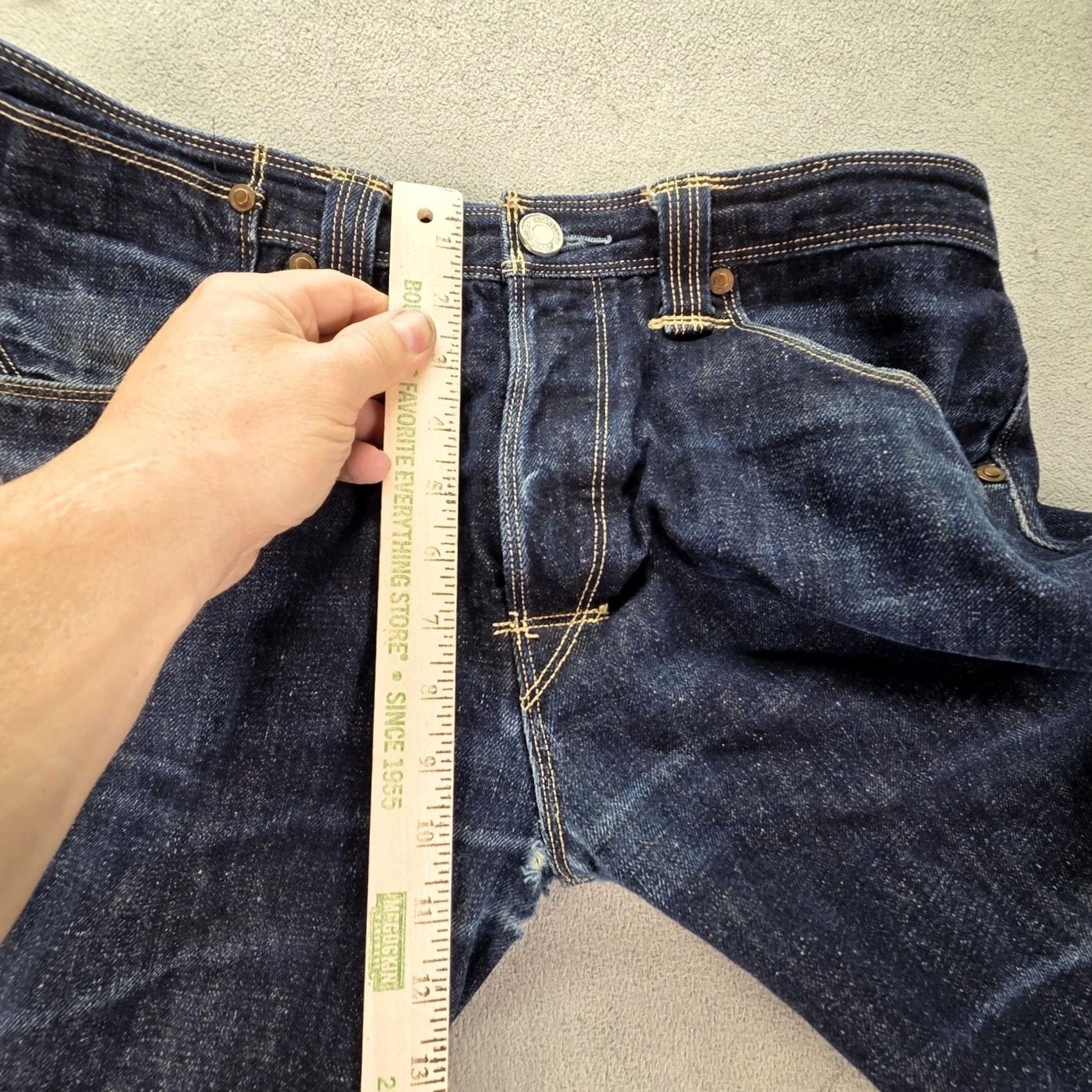 Levi's VTG Levi's Engineered Jeans Mens Blue Dark Wash 32x27 Distressed Pockets 10th Anniversary 32 Inseam Logo Button Denim Jeans Mens Size US 32 / EU 48 - 7 Thumbnail