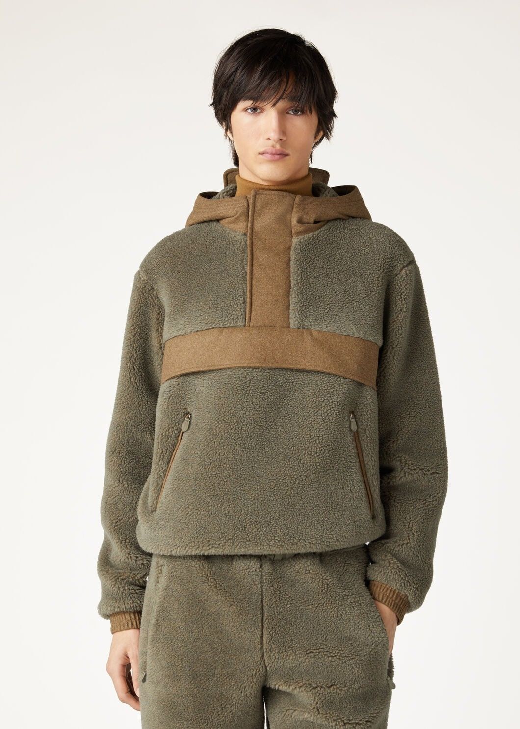 Loro Piana o1w1db10725 FAO8286 Qualba Anorak Jacket in Dark Green Size US S / EU 44-46 / 1 - 4 Thumbnail