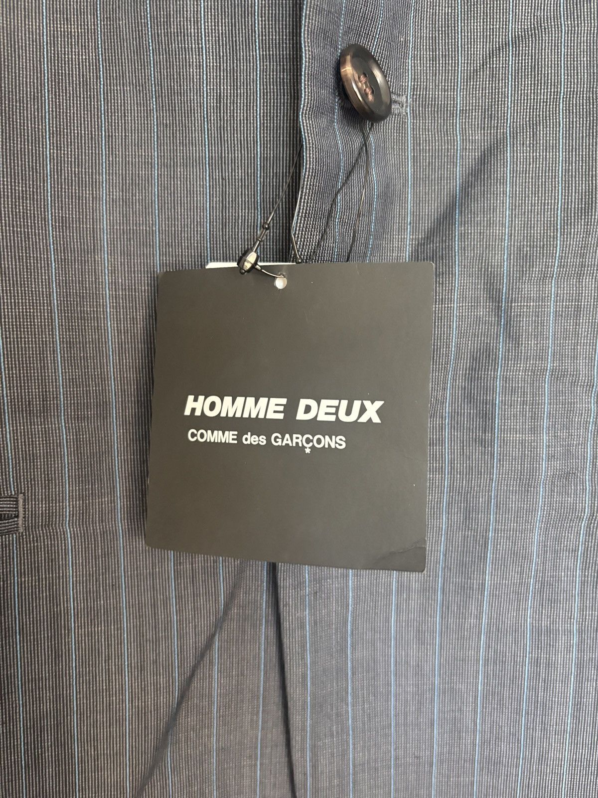Comme des Garcons × Comme des Garcons Homme Deux CDG Homme Deux Wool Blazer BNWT (SS15) Made in Japan Size 38R - 4 Thumbnail