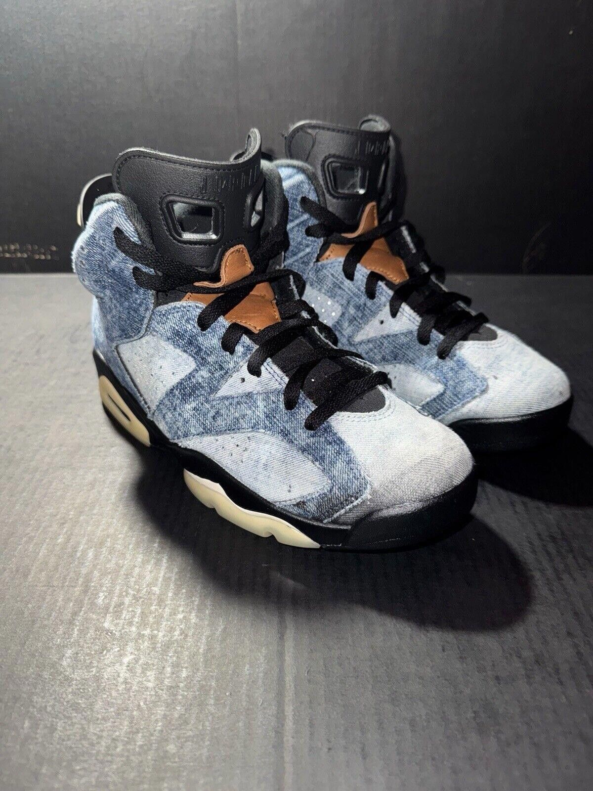 Jordan Brand Nike Air Jordan 6 Washed Denim - CT5350-401 - Size 9 Size US 9 / EU 42 - 2 Thumbnail