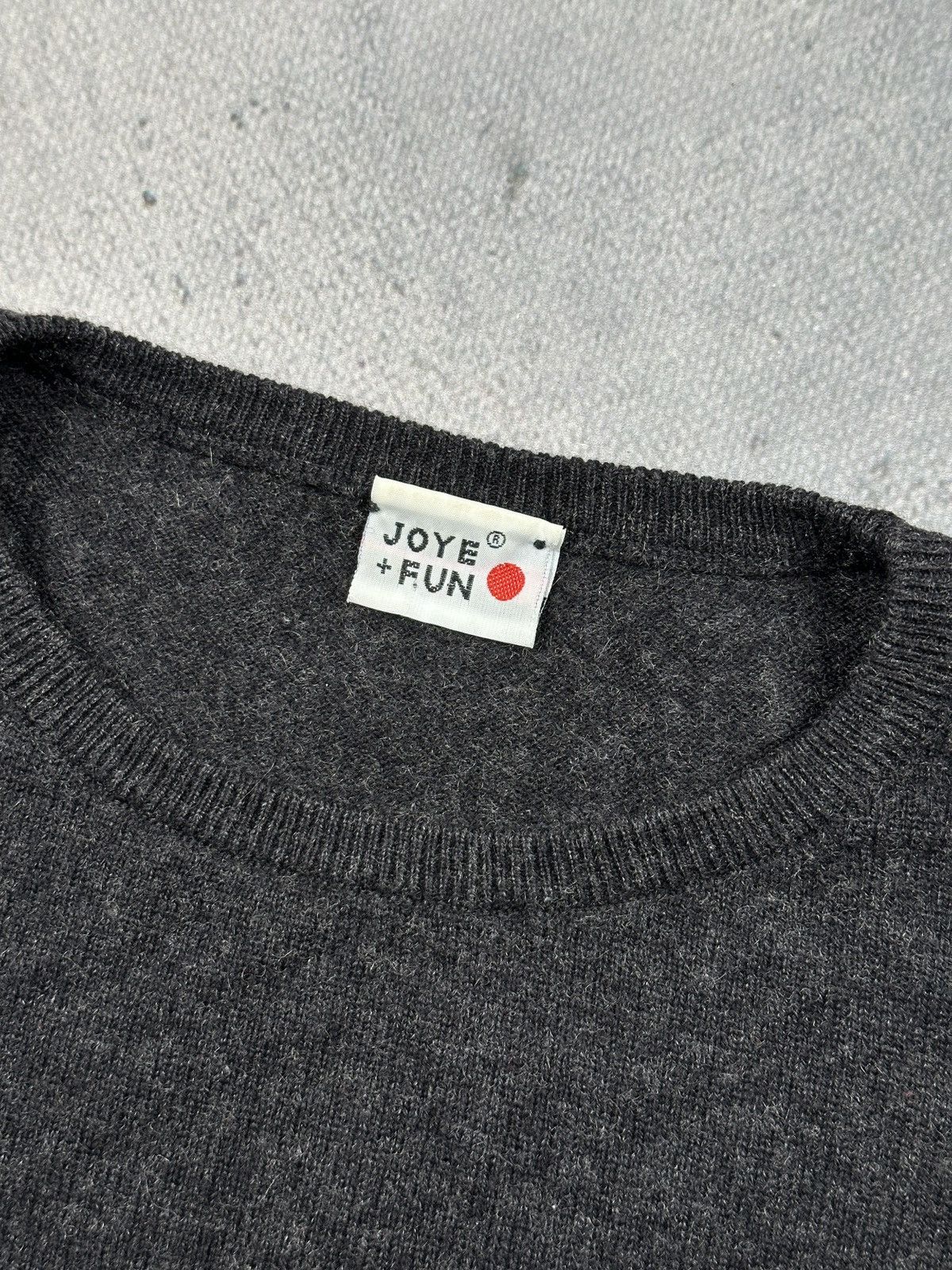 Japanese Brand Joye+Fun Italy Grey Suff-Sleeve Knit Top Silk Cashmere Blend Size M / US 6-8 / IT 42-44 - 11 Thumbnail