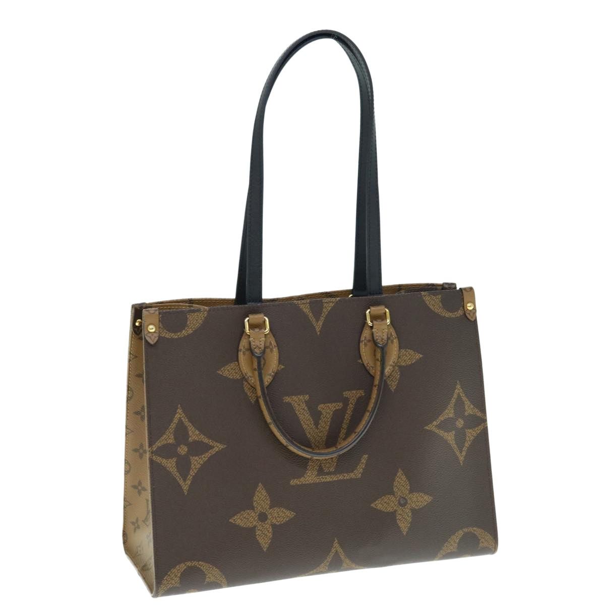 Louis Vuitton LOUIS VUITTON Monogram Reverse Giant On The Go MM Tote Bag Size ONE SIZE - 1 Thumbnail