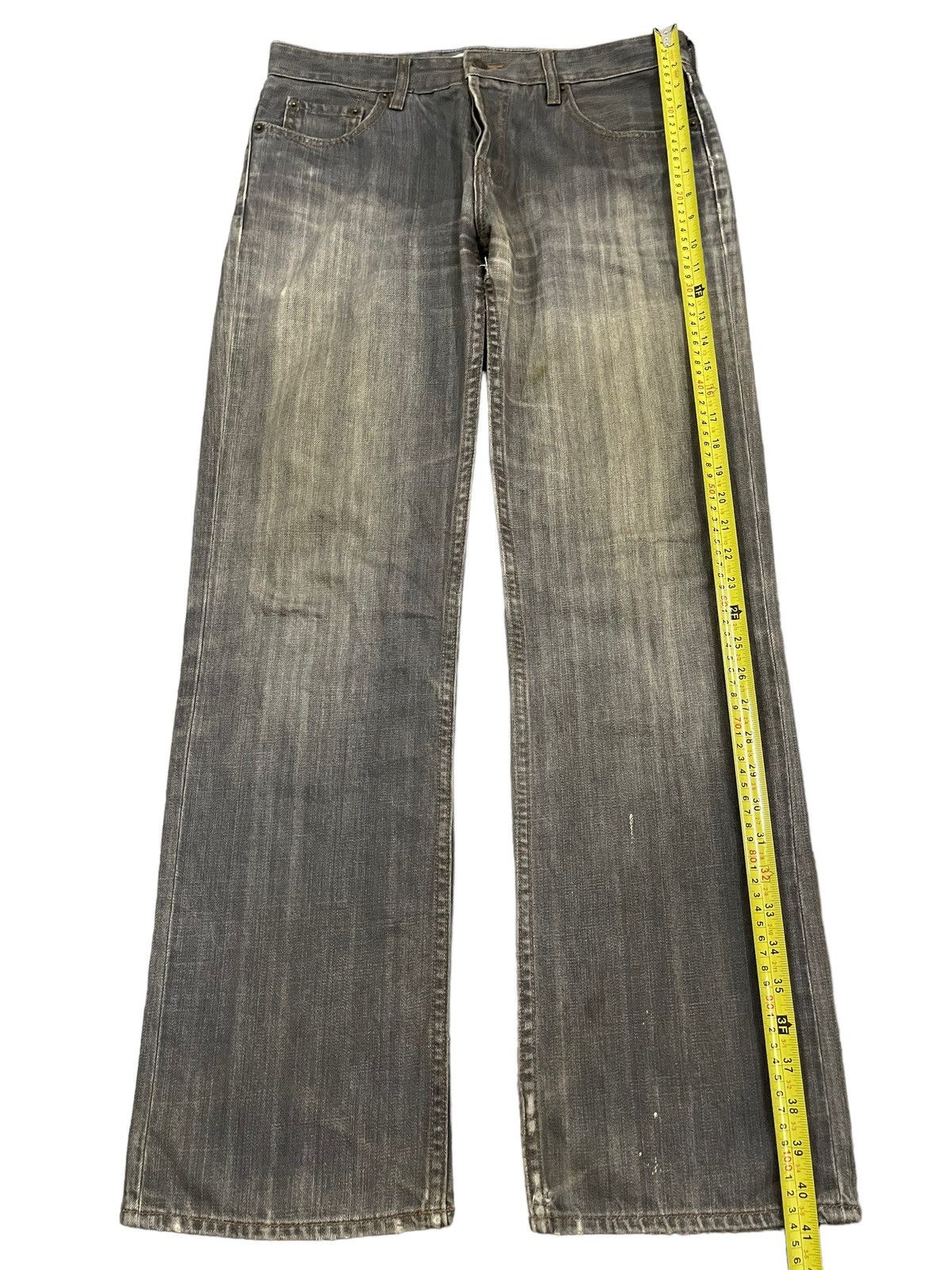 Gap Vintage Gap Classic Mud Wash Style Straight Loose Jeans Size US 32 / EU 48 - 10 Thumbnail