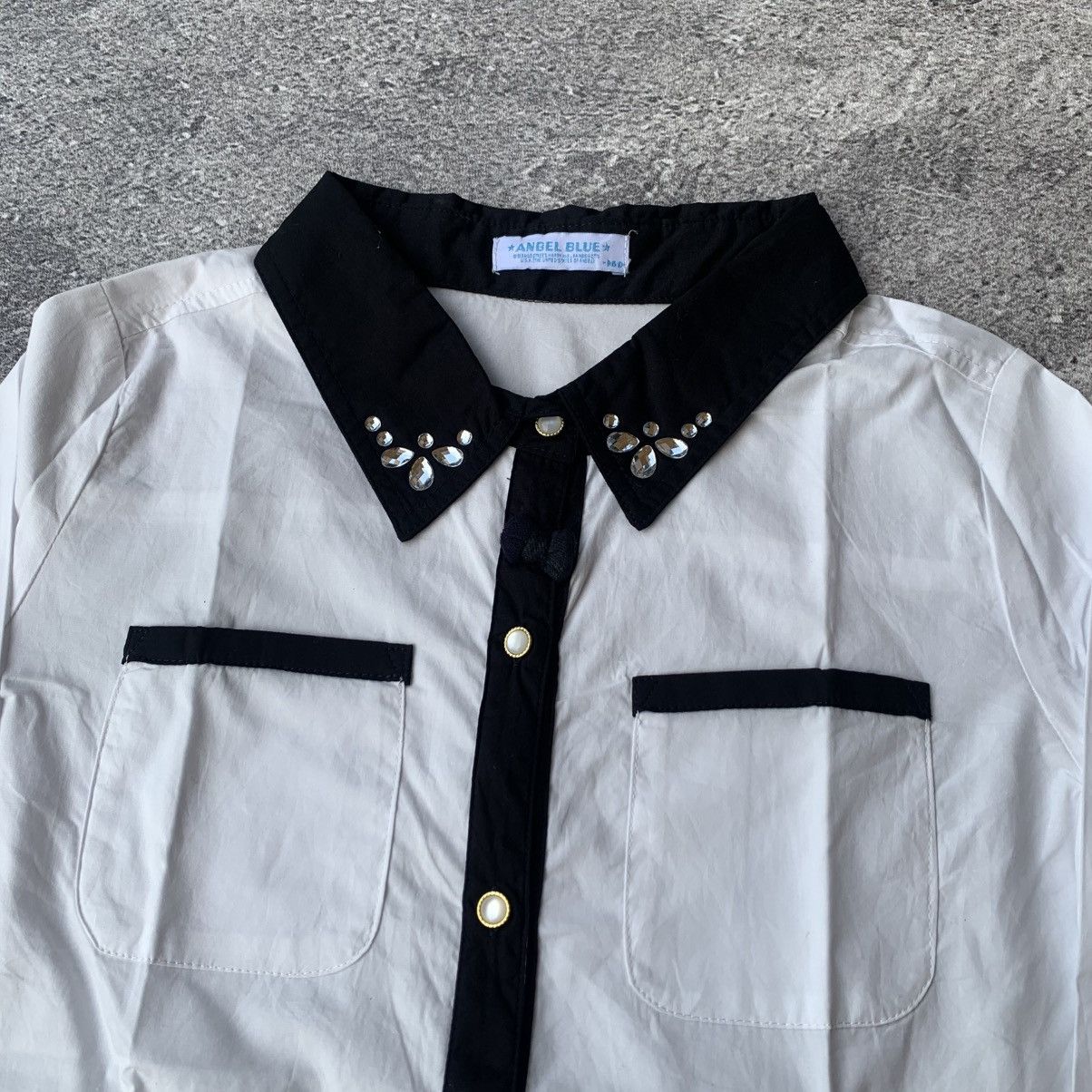 Angel Blue 2000s Angel Blue - Crystal Button Up Shirts Size S / US 4 / IT 40 - 4 Thumbnail