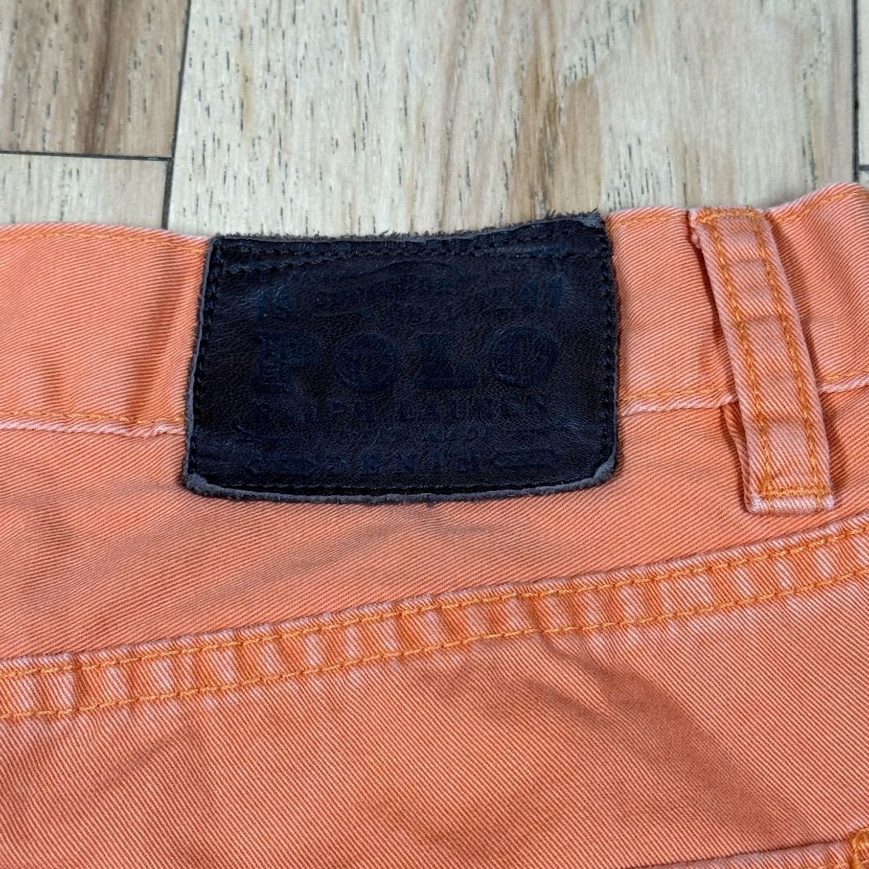 Polo Ralph Lauren VINTAGE Polo Ralph Lauren Jeans Men 32x30 Orange Straight Fit Slim Light Blue 90s Mens Size US XS / EU 42 / 0 - 7 Thumbnail