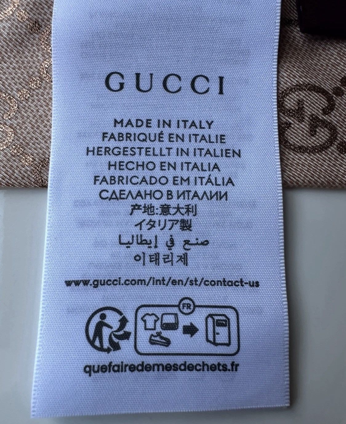 Gucci Gucci Bandeau Silk Scarf Pink GG Logo 5/120cm! Size ONE SIZE - 6 Thumbnail