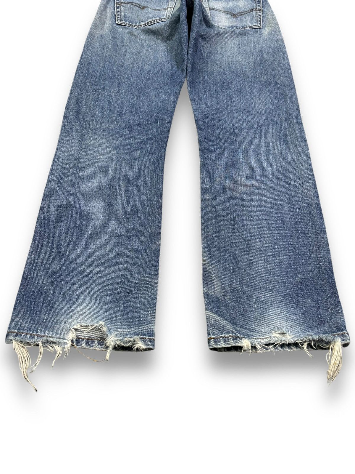 Levi's Vintage 90s Levis 505 Blue Wash Regular Fit Distressed Jeans Size US 29 - 15 Thumbnail