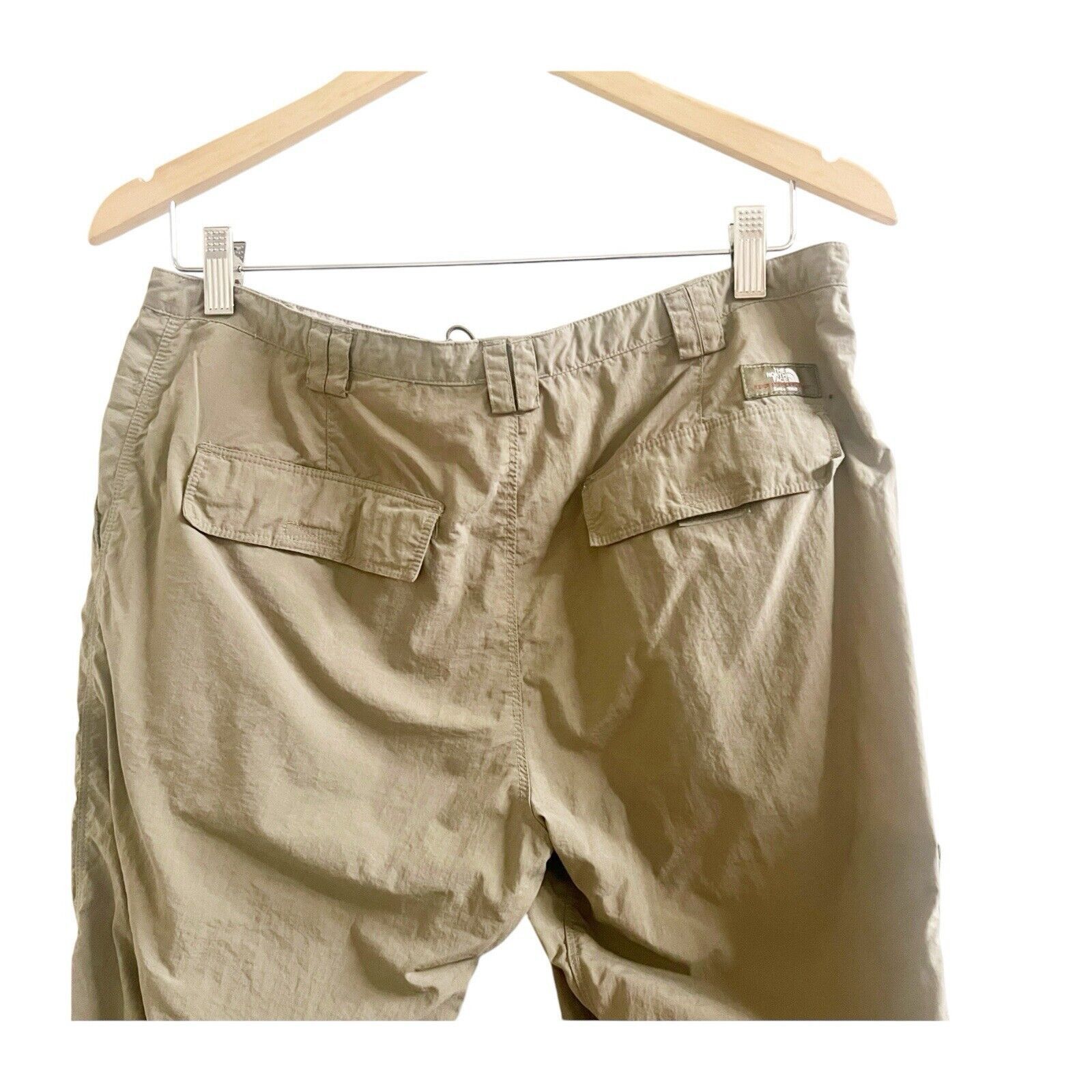 The North Face The North Face Cropped Nylon Pants Khaki Beige Size 12 Size 34" / US 12 / IT 48 - 8 Thumbnail