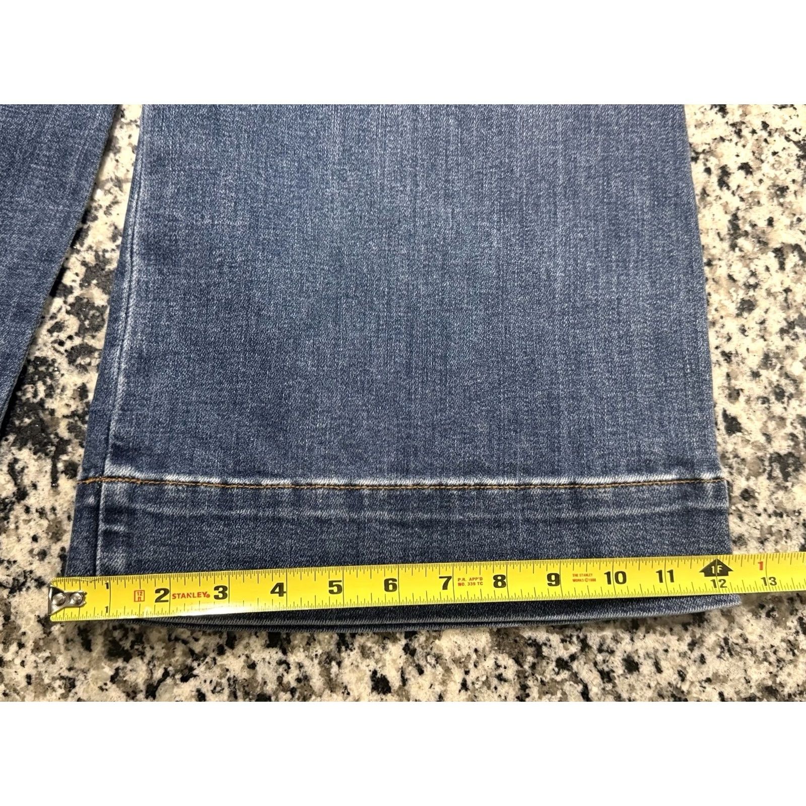 Vintage Judy Blue Retro Wide Leg Crop Jeans 14W Petite High Waist Boho Casual Size 24" / US 00 / IT 34 - 5 Thumbnail