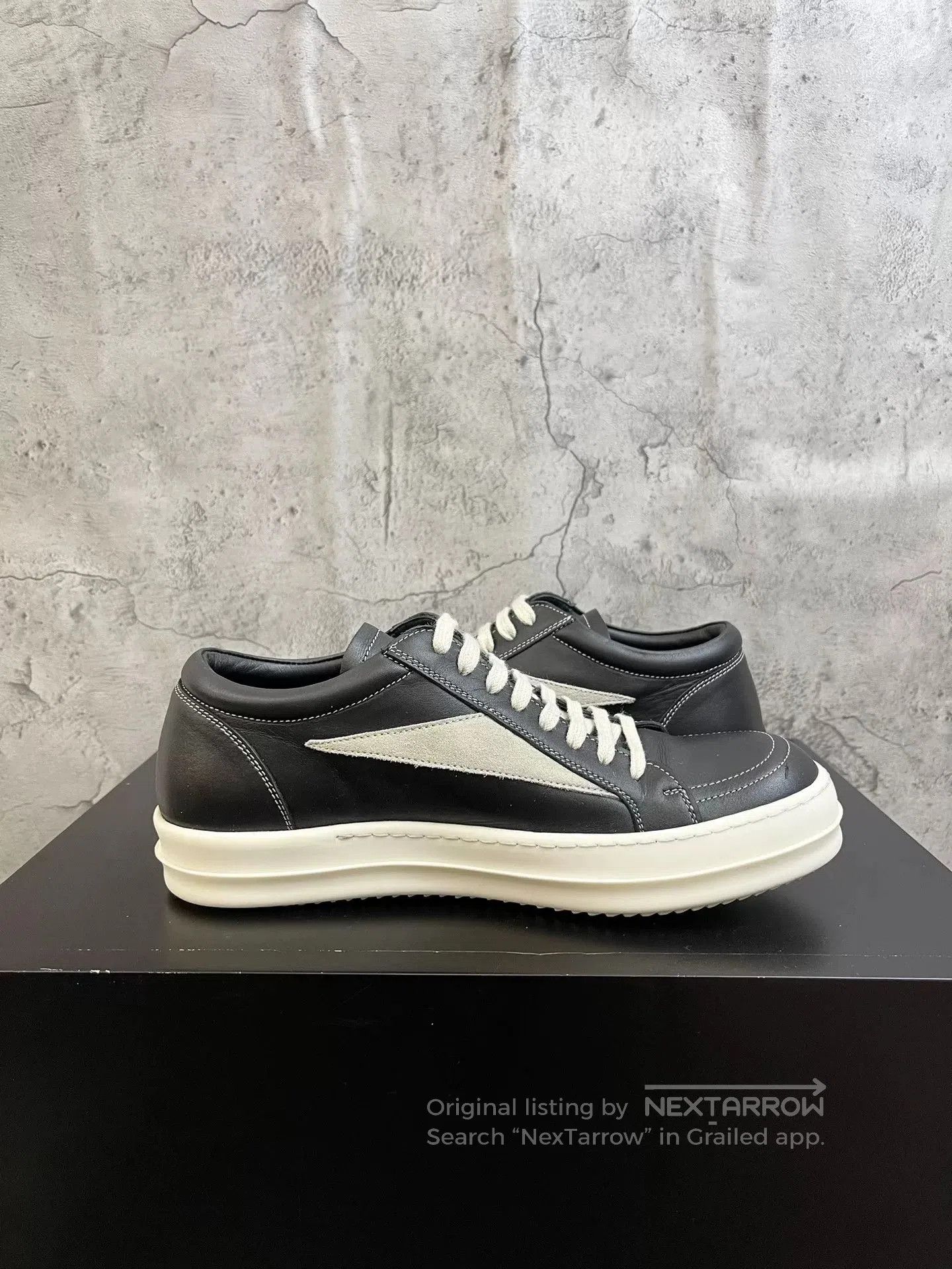 Rick Owens Rick Owens Leather Board Shoes Black White. Size US 7 / EU 40 - 6 Thumbnail