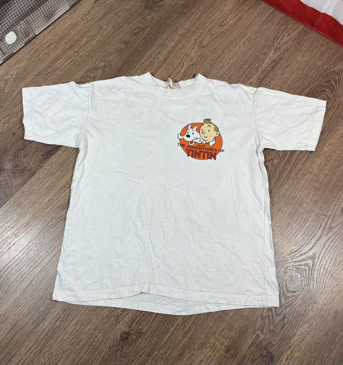 Band Tees Vintage Tintin “Destination Moon” T-Shirt 80-90s Size US L / EU 52-54 / 3 - 2 Thumbnail