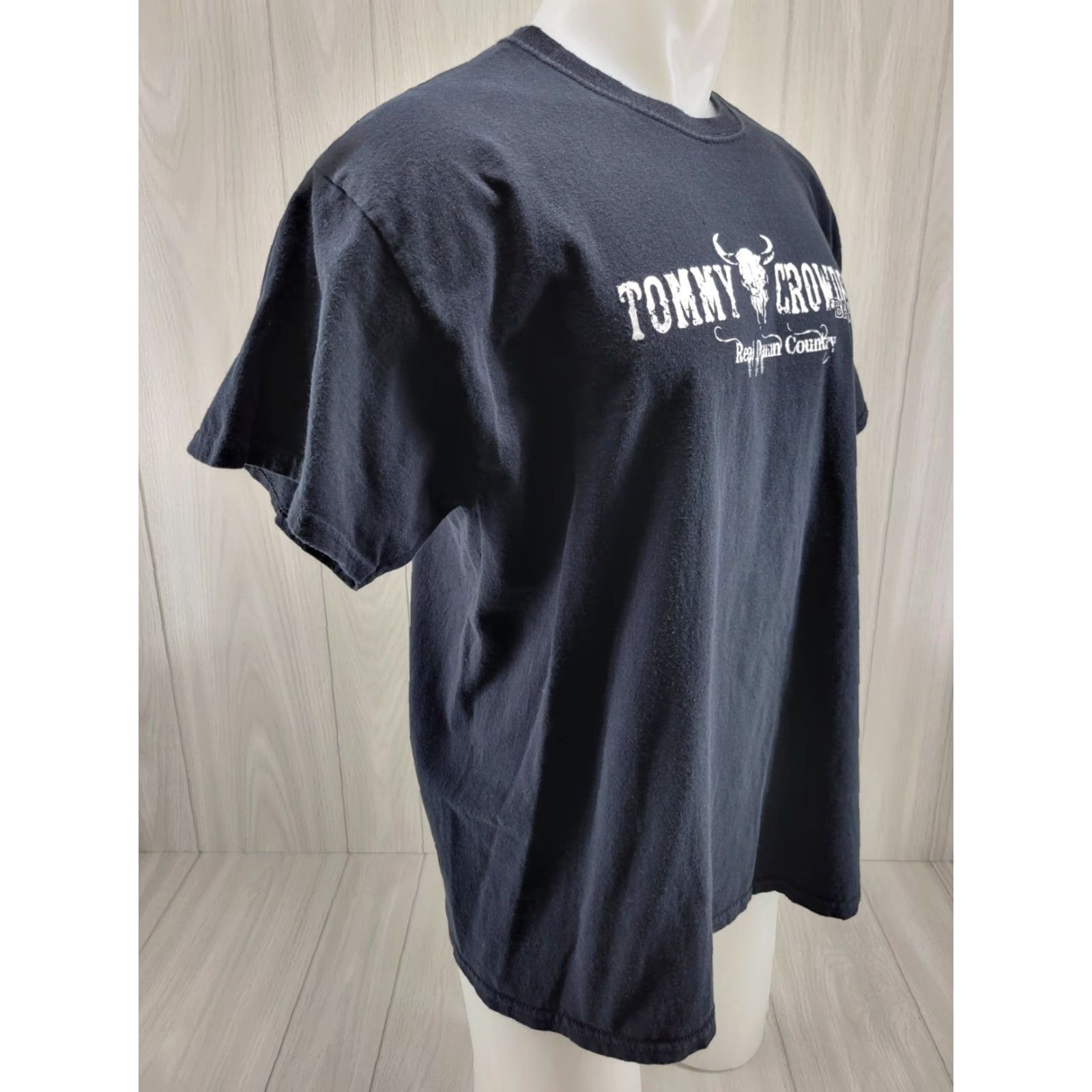 Gildan Tommy Crowder Band River Rat Nation Shirt Men's XL Black T-Shirt Short Sleeve Gildan Regular Fit Size US XL / EU 56 / 4 - 3 Thumbnail