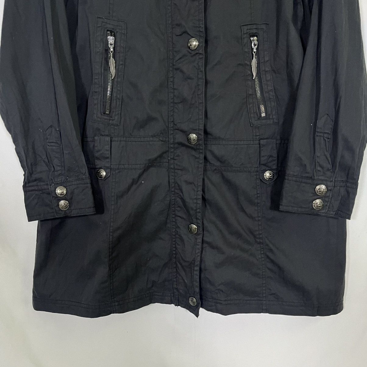 KMRii VINTAGE CORNFLAKE PUNK GOTHIC ZIPPED UP JACKET Size US M / EU 48-50 / 2 - 3 Thumbnail