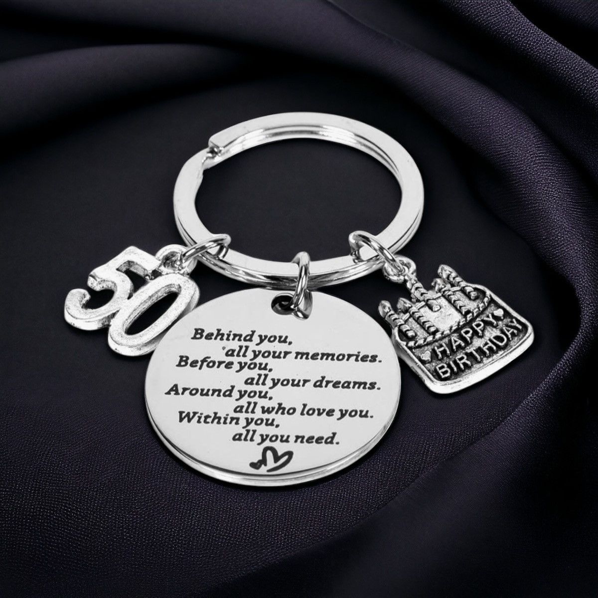Other 50th Birthday keyring Size ONE SIZE - 1 Thumbnail