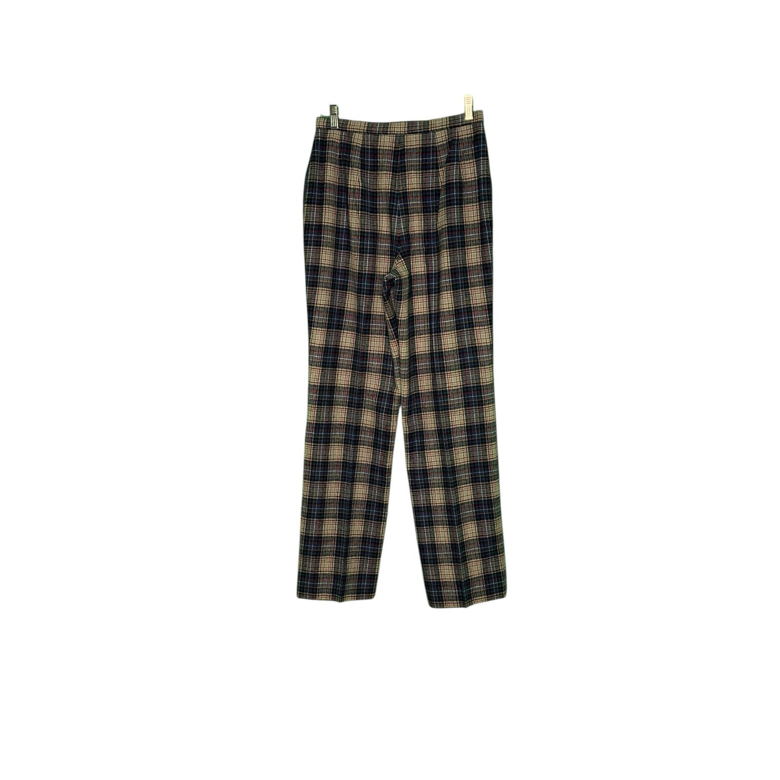 Pendleton PENDLENTON vintage blue red plaid virgin wool pants size 12 Size 34" / US 12 / IT 48 - 6 Thumbnail