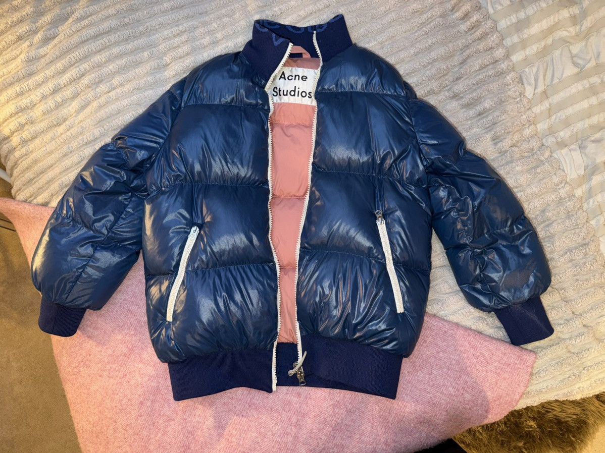 Acne Studios Acne Studios Navy Blue Down Puffer Jacket (Size 38) Size US M / EU 48-50 / 2 - 1 Thumbnail